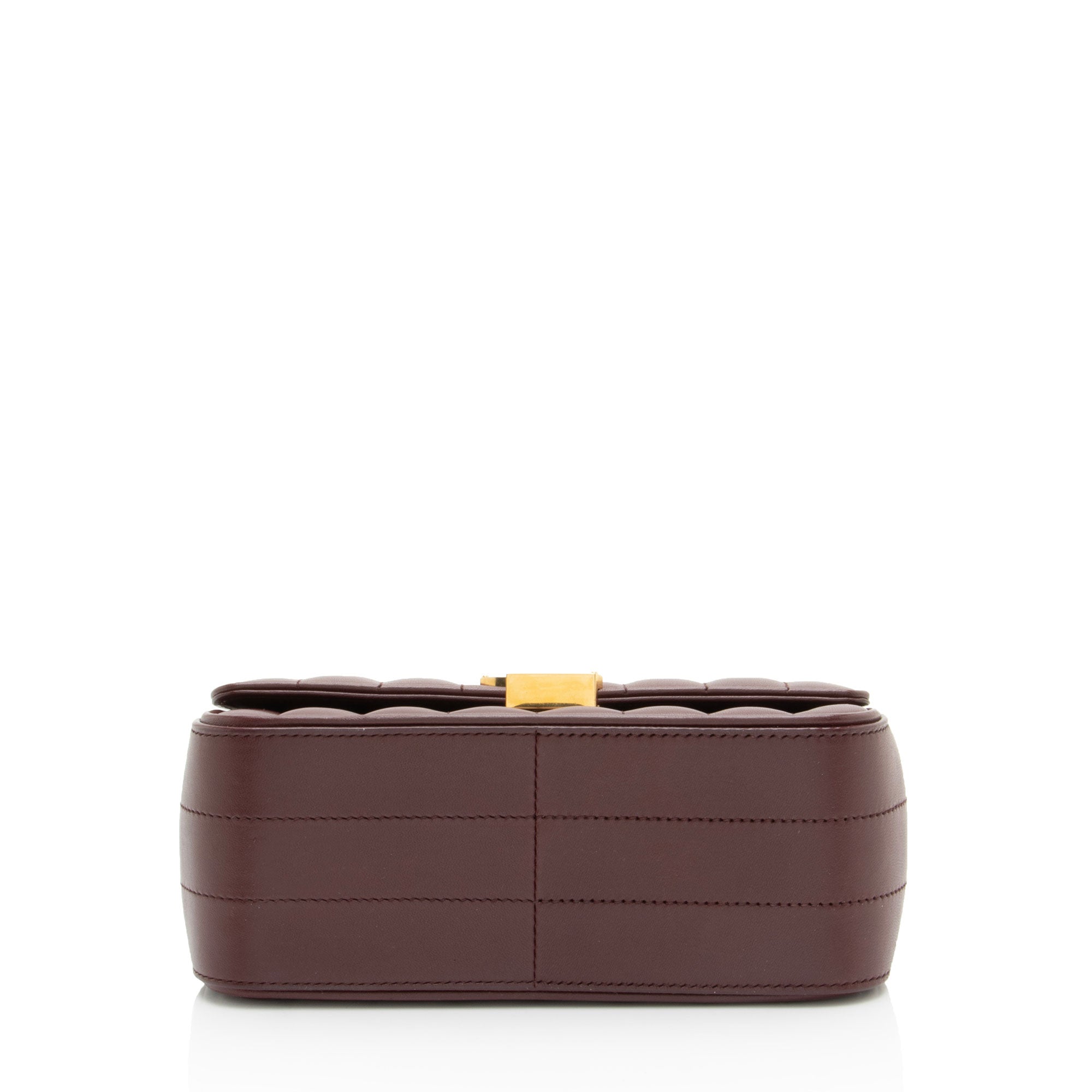 Saint Laurent Matalasse Calfskin Monogram Vicky Medium Shoulder Bag
