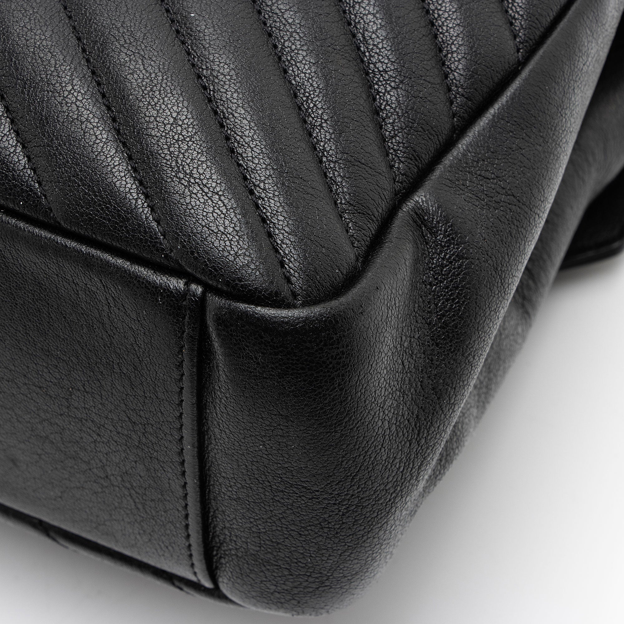 Saint Laurent Matelasse Calfskin Monogram College Large Shoulder Bag