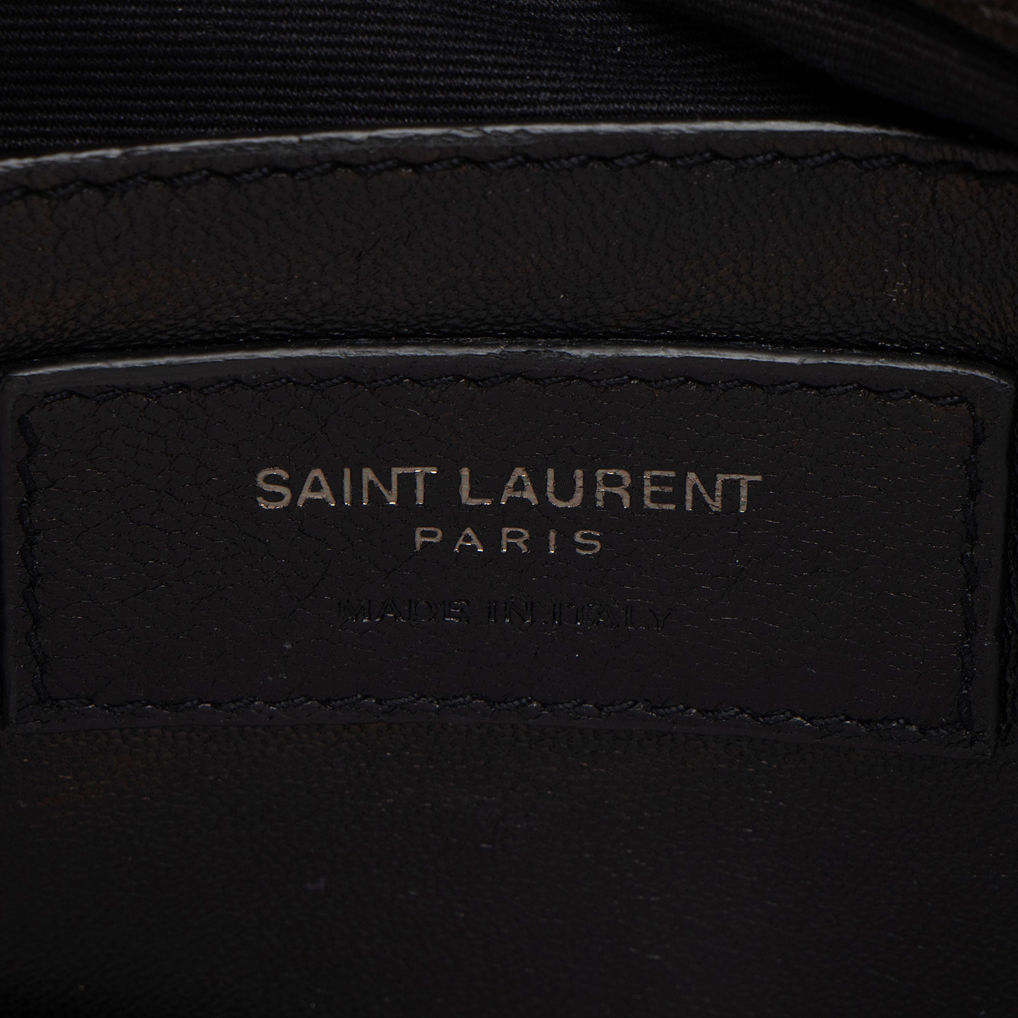 Saint Laurent Matelasse Calfskin Monogram College Medium Shoulder Bag