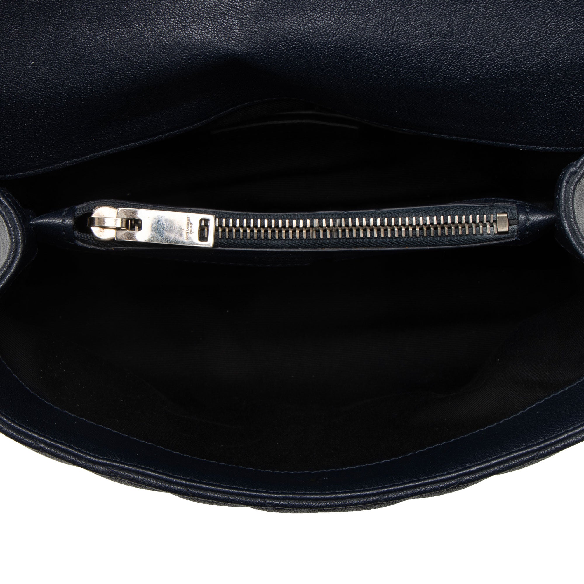 Saint Laurent Matelasse Calfskin Monogram College Medium Shoulder Bag