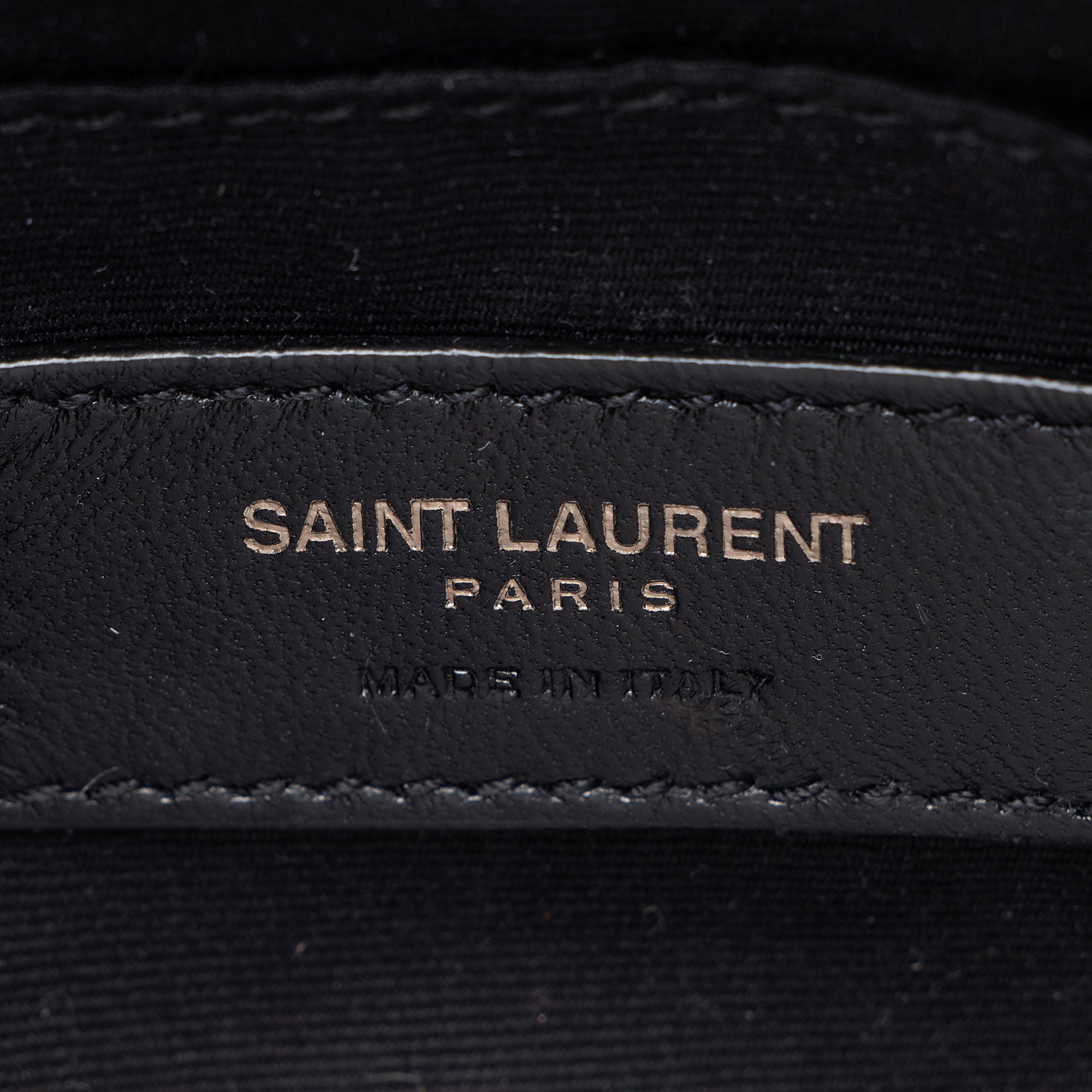 Saint Laurent Matelasse Calfskin Monogram Lou Belt Bag