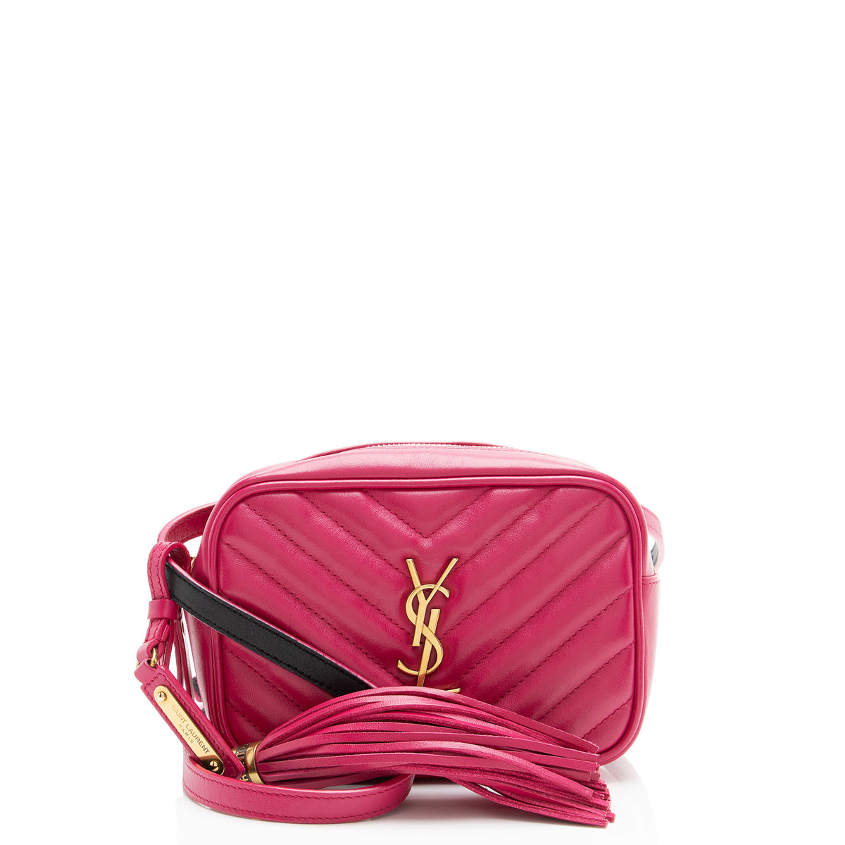 Saint Laurent Matelasse Calfskin Monogram Lou Belt Bag