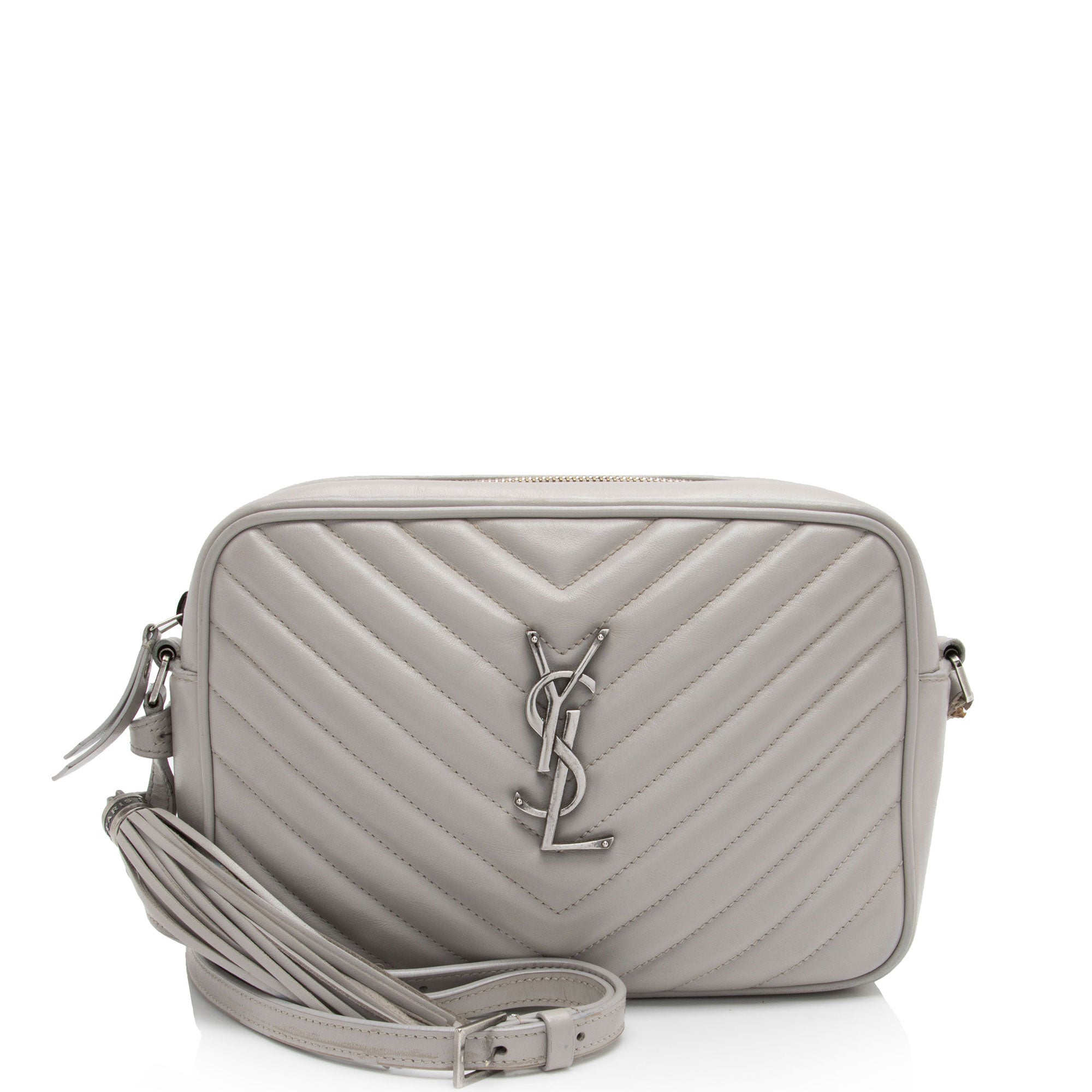 Saint Laurent Matelasse Calfskin Monogram Lou Camera Bag - FINAL SALE (SHF-iTLHGg)