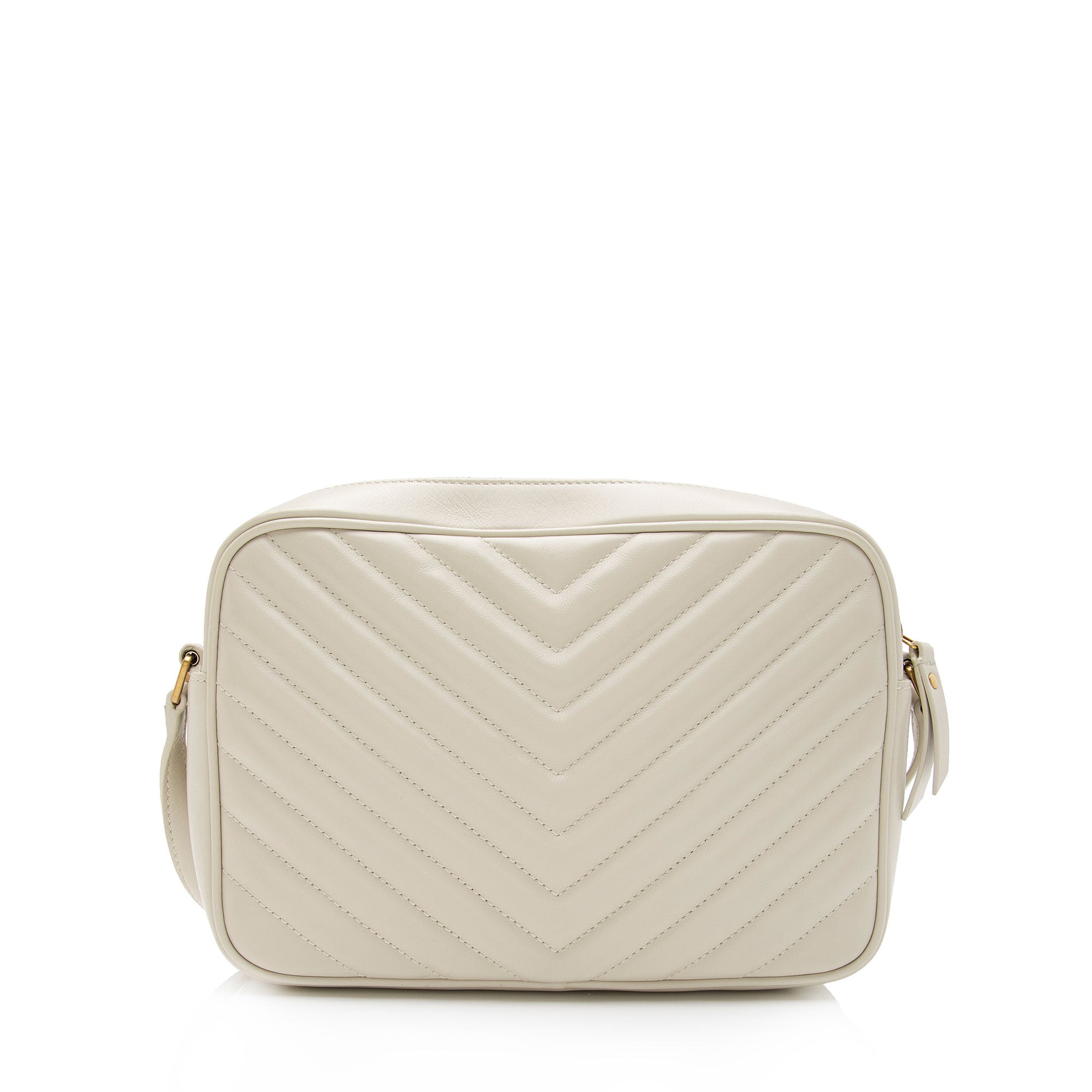 Saint Laurent Matelasse Calfskin Monogram Lou Camera Bag (SHF-Gm6ltb)