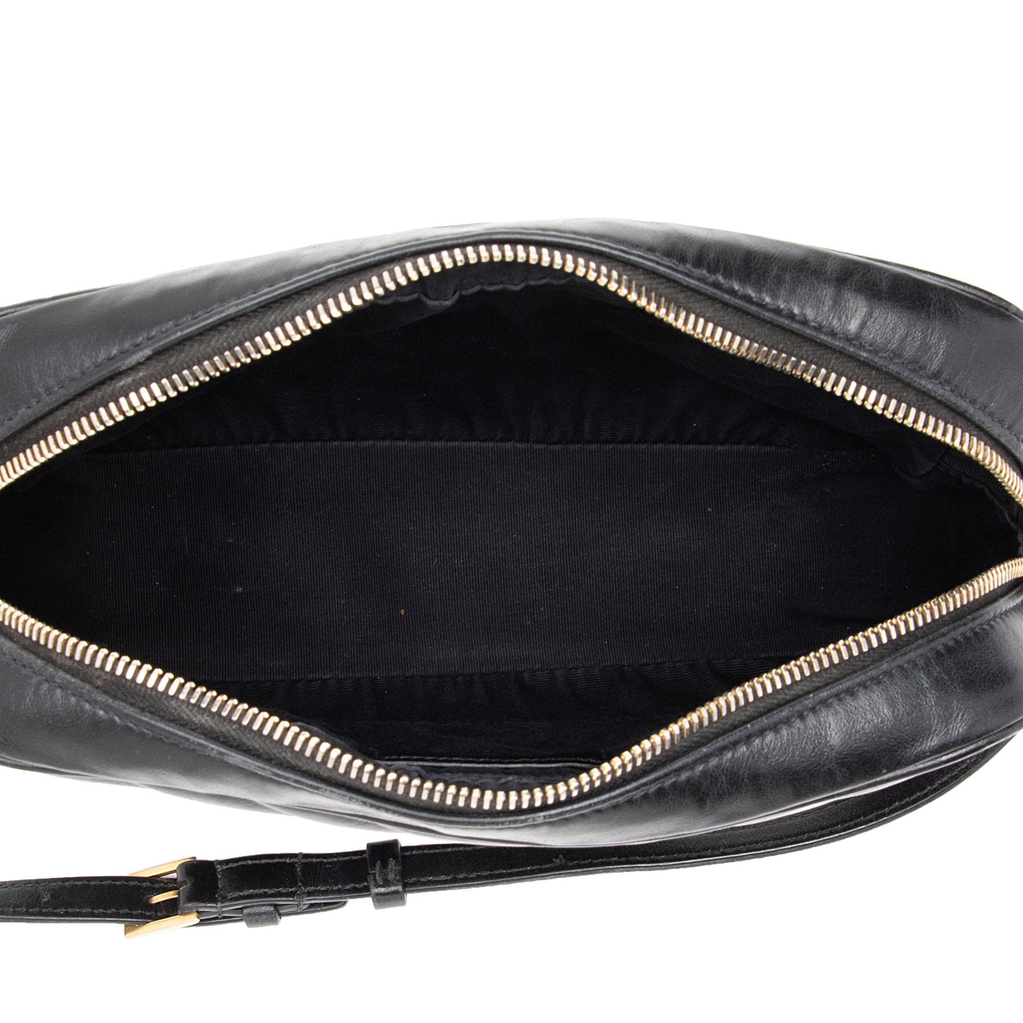 Saint Laurent Matelasse Calfskin Monogram Lou Camera Bag (SHF-WWrnik)