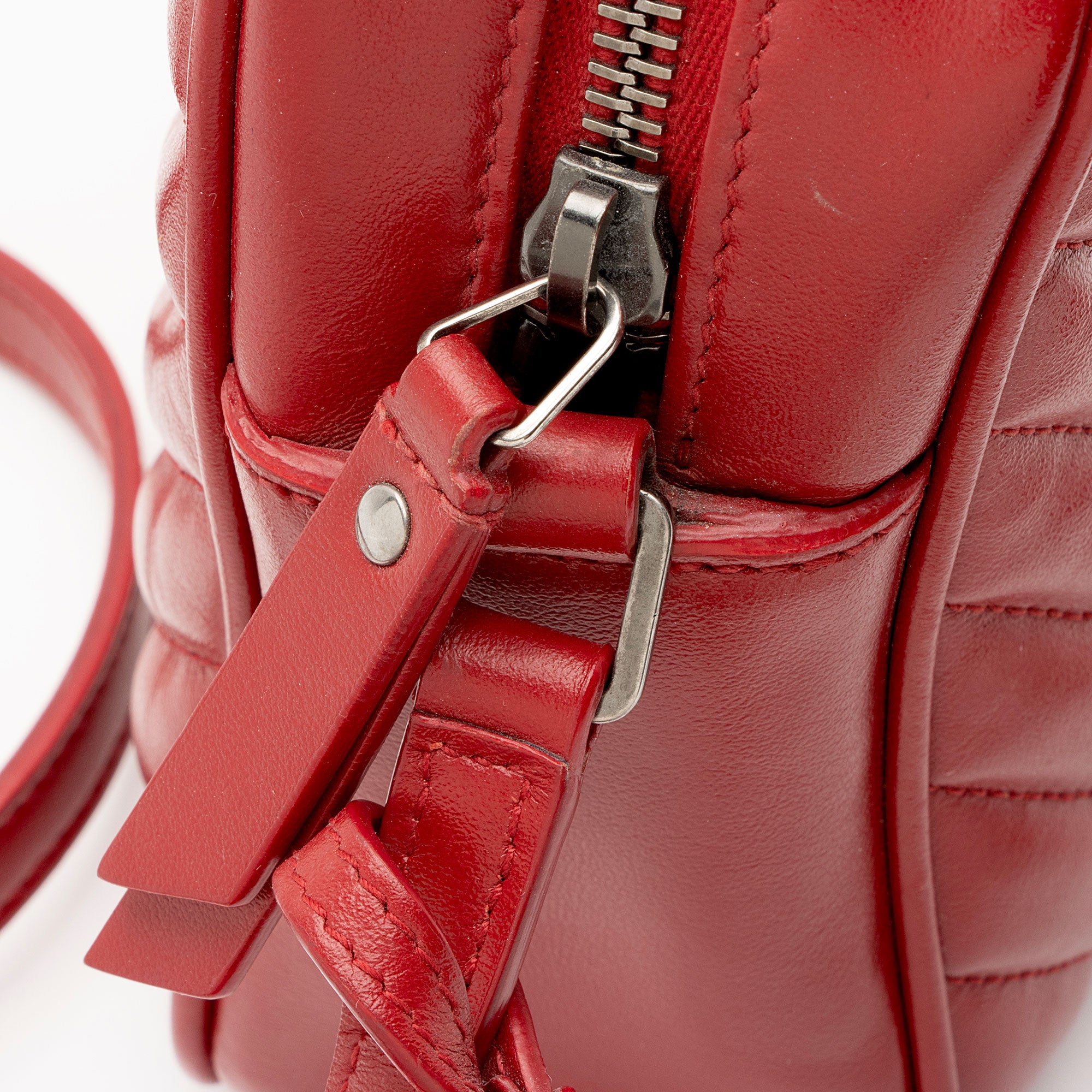 Saint Laurent Matelasse Calfskin Monogram Lou Camera Bag