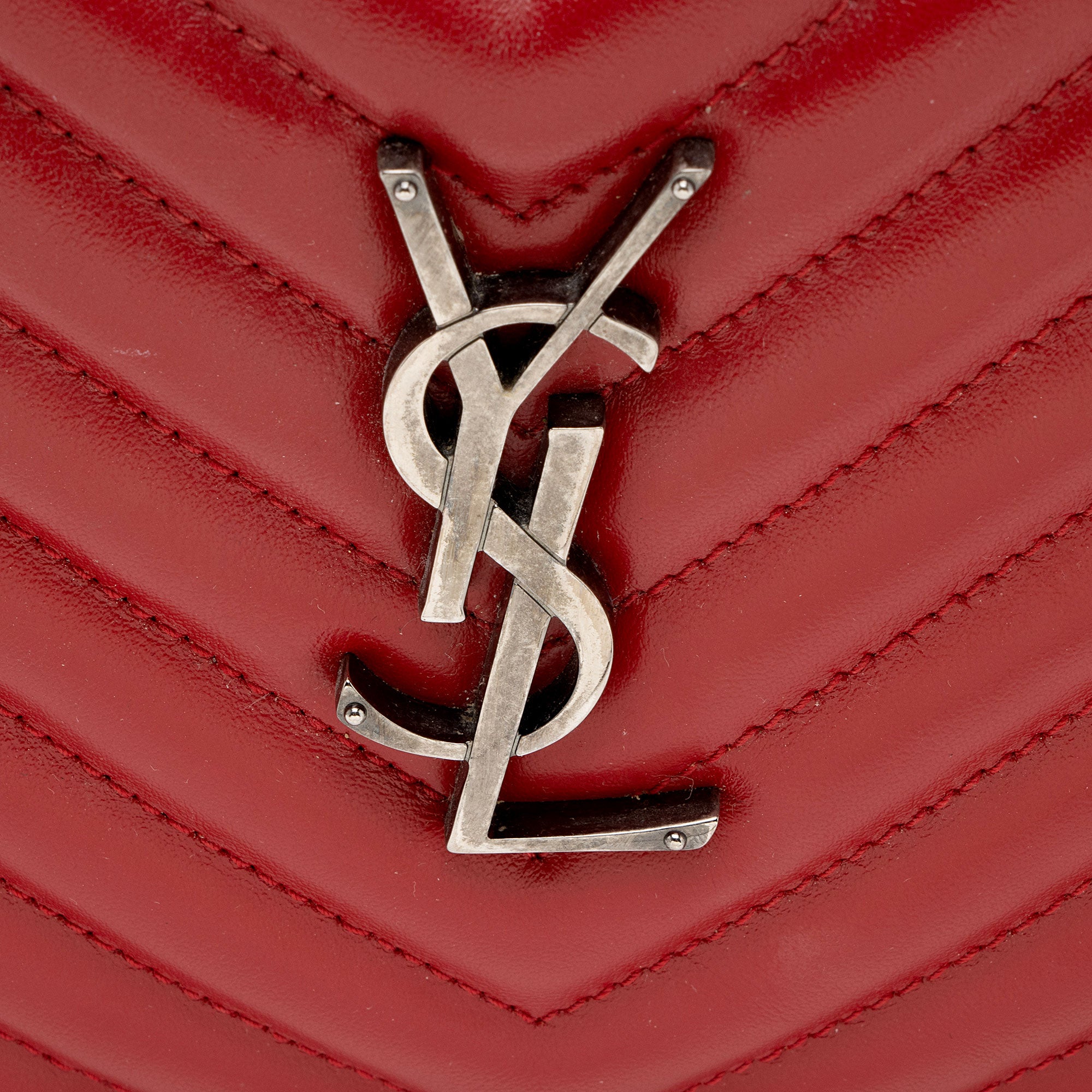 Saint Laurent Matelasse Calfskin Monogram Lou Camera Bag