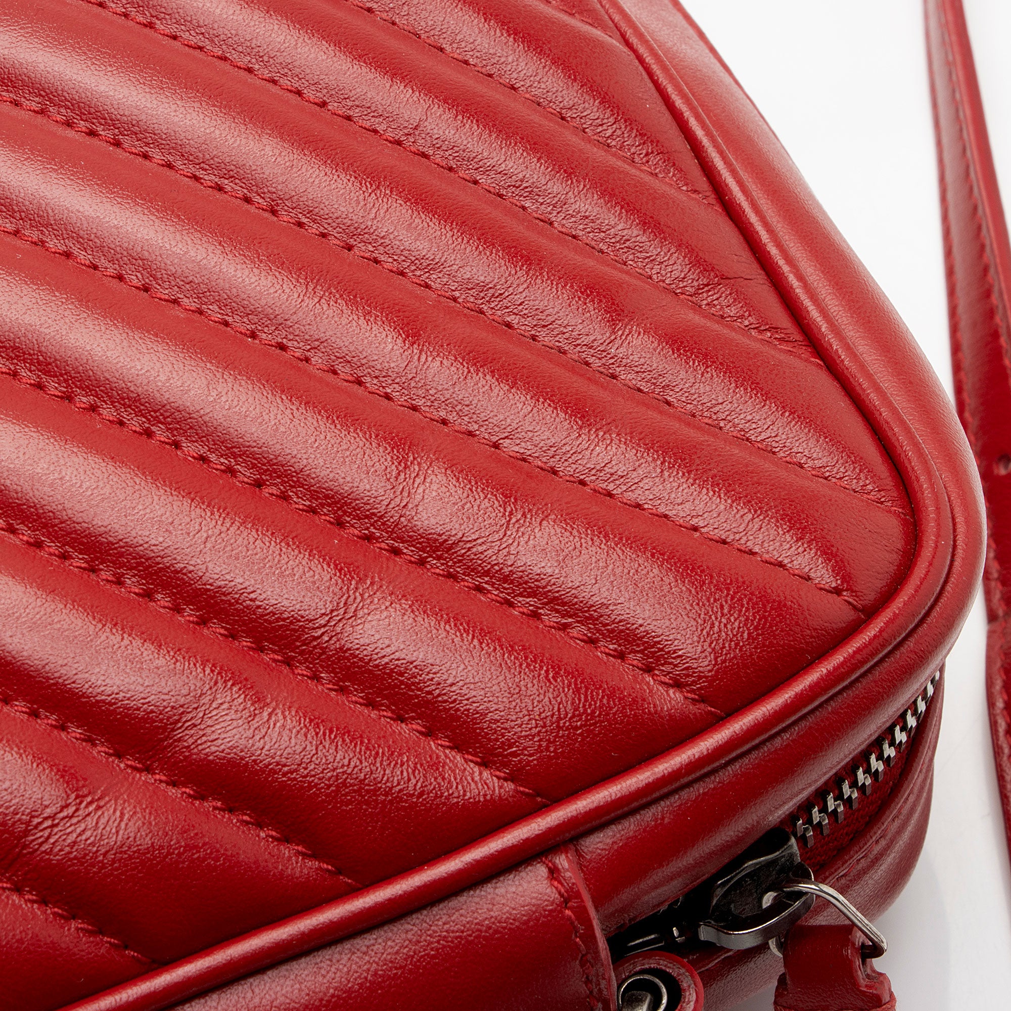 Saint Laurent Matelasse Calfskin Monogram Lou Camera Bag