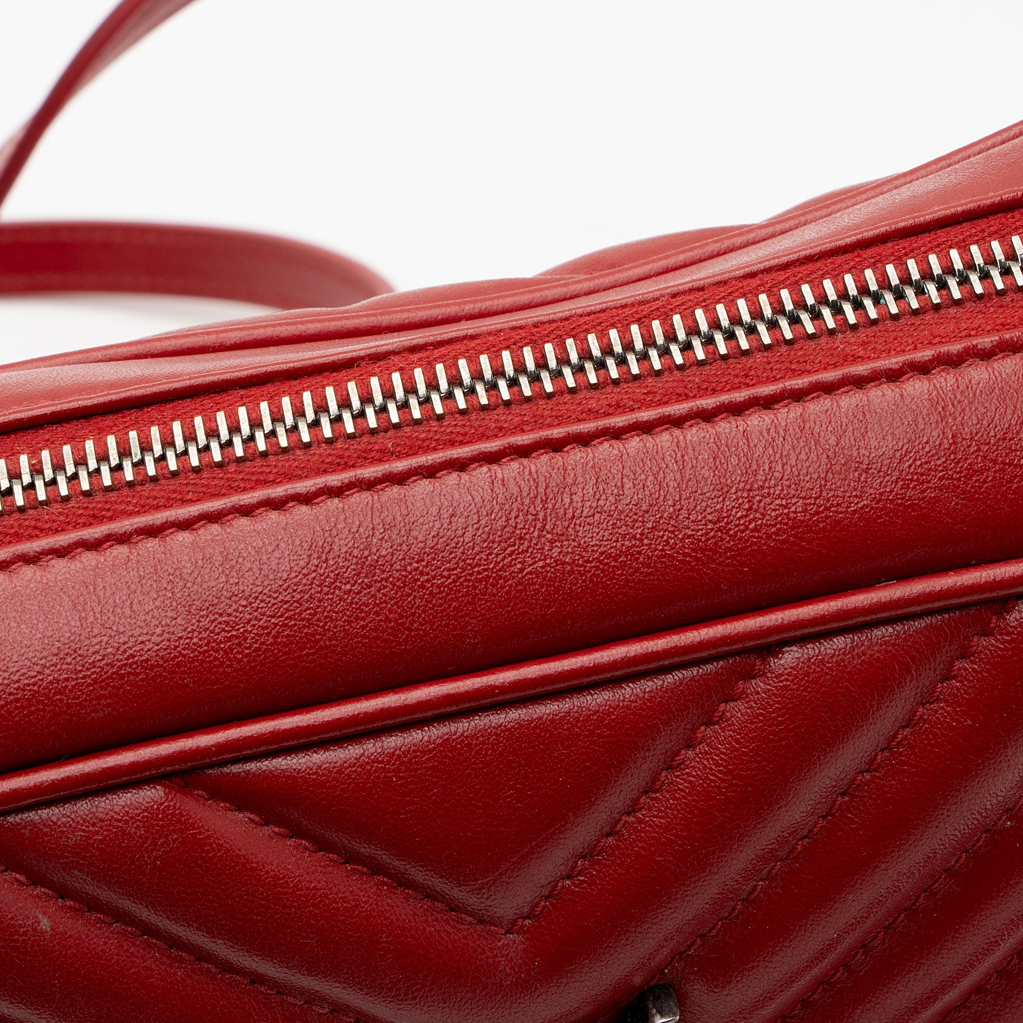 Saint Laurent Matelasse Calfskin Monogram Lou Camera Bag