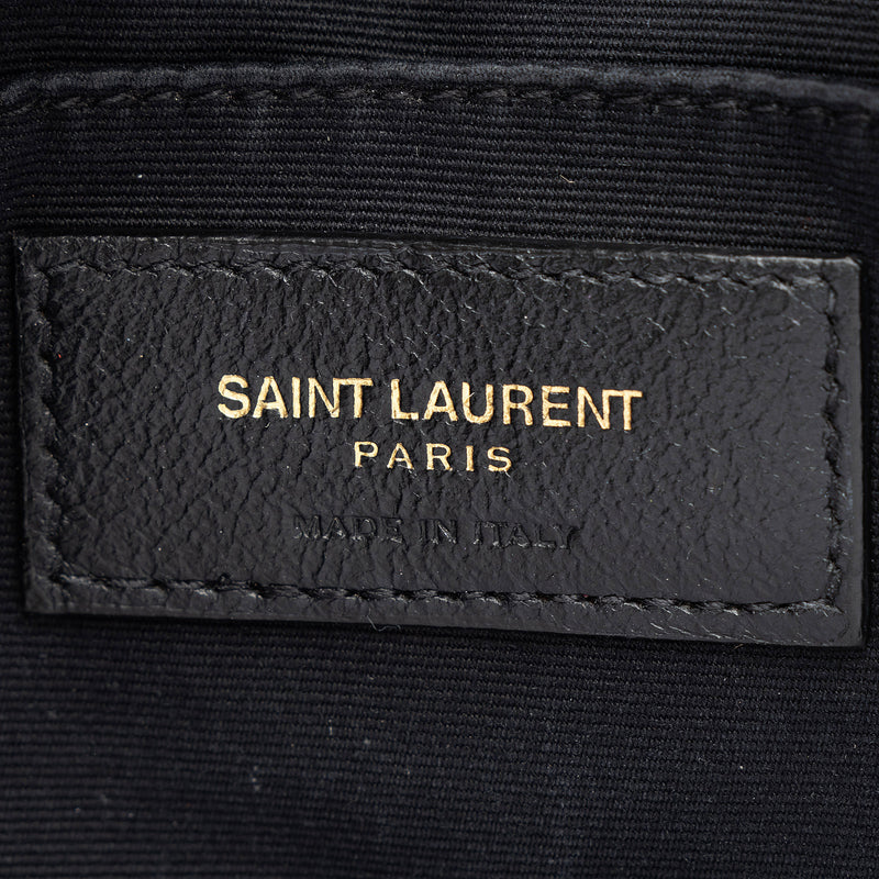 Saint Laurent Matelasse Calfskin Monogram Lou Camera Bag (SHF-5REUgE)