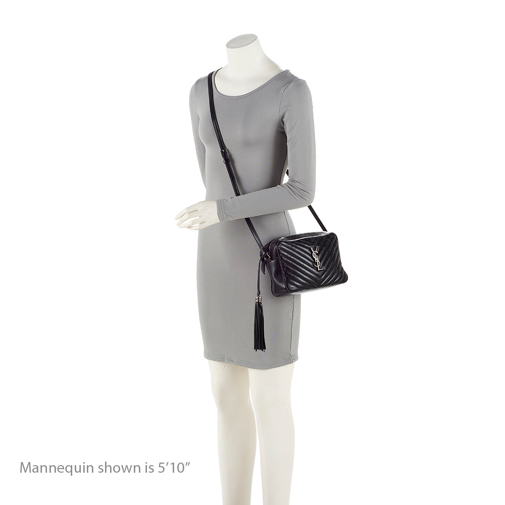 Saint Laurent Matelasse Calfskin Monogram Lou Camera Bag (SHF-jB3wqK)