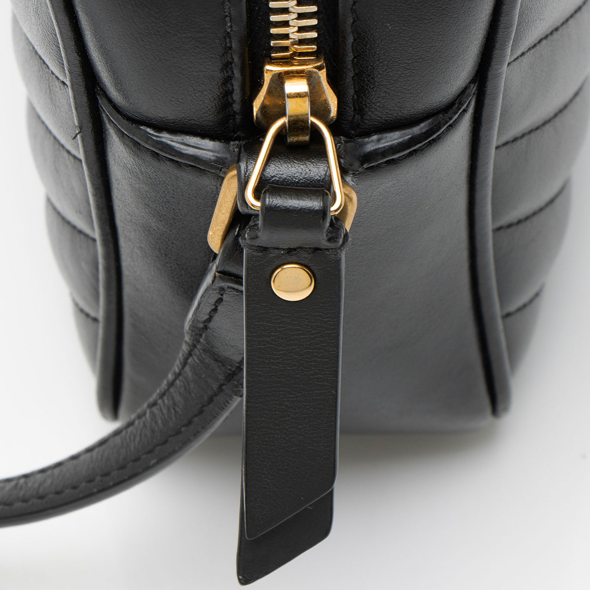 Saint Laurent Matelasse Calfskin Monogram Lou Camera Bag