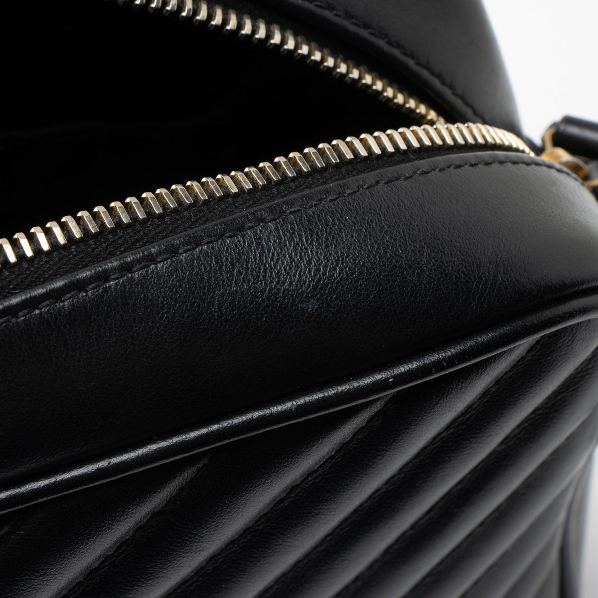 Saint Laurent Matelasse Calfskin Monogram Lou Camera Bag