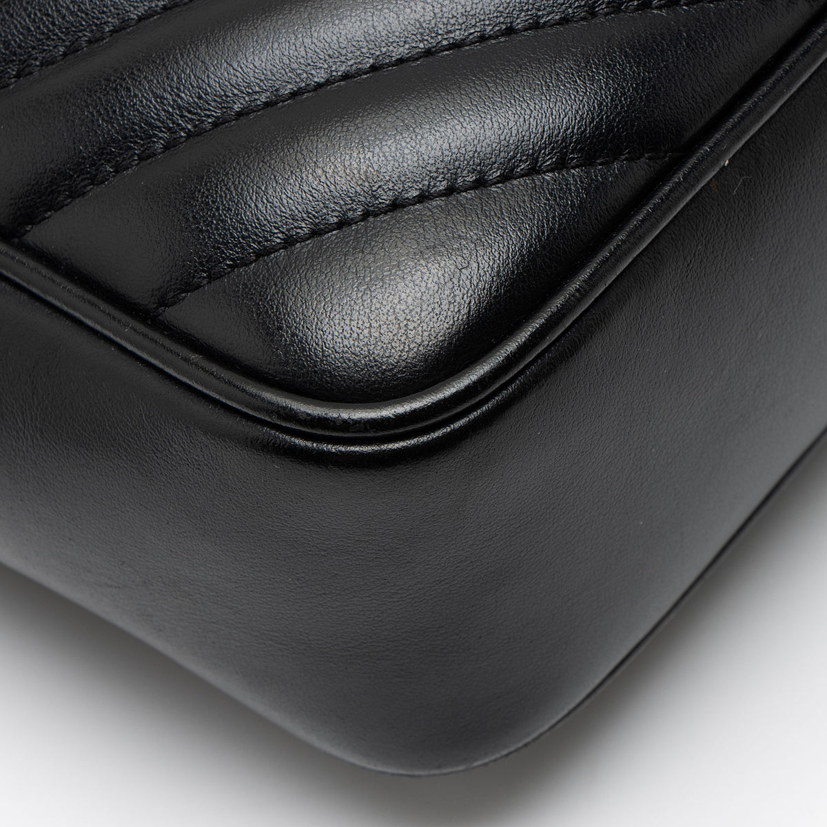 Saint Laurent Matelasse Calfskin Monogram Lou Camera Bag