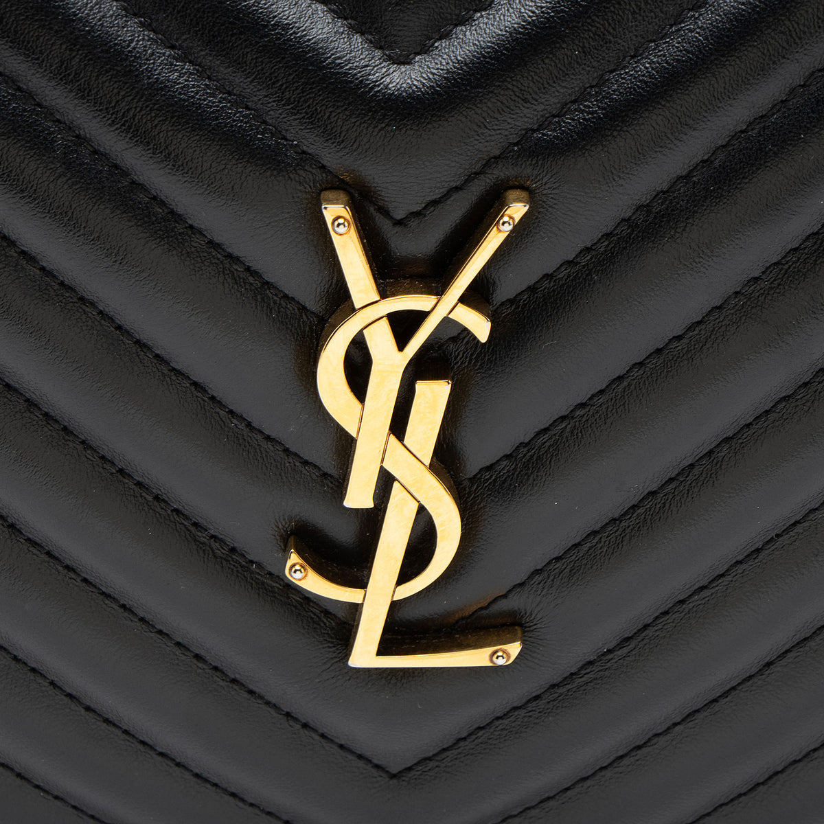 Saint Laurent Matelasse Calfskin Monogram Lou Camera Bag