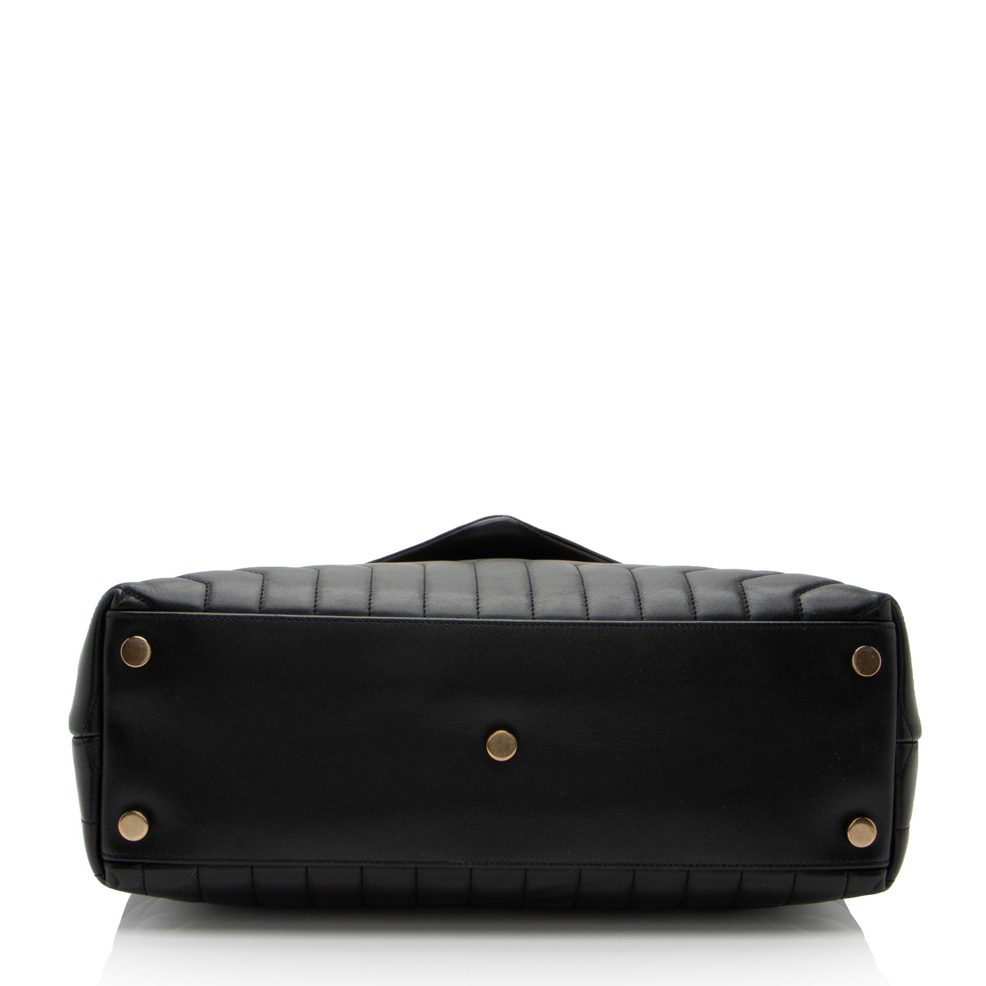 Saint Laurent Matelasse Calfskin Monogram LouLou Chain Large Shoulder Bag