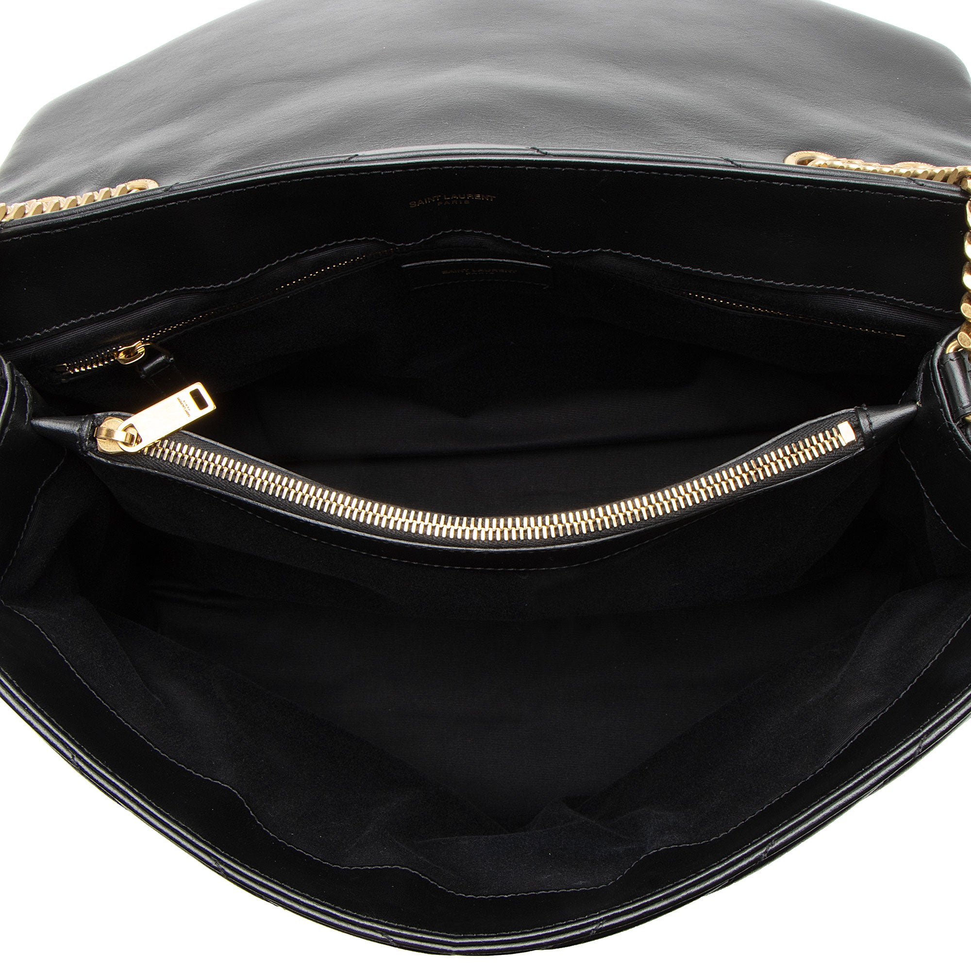 Saint Laurent Matelasse Calfskin Monogram LouLou Chain Large Shoulder Bag