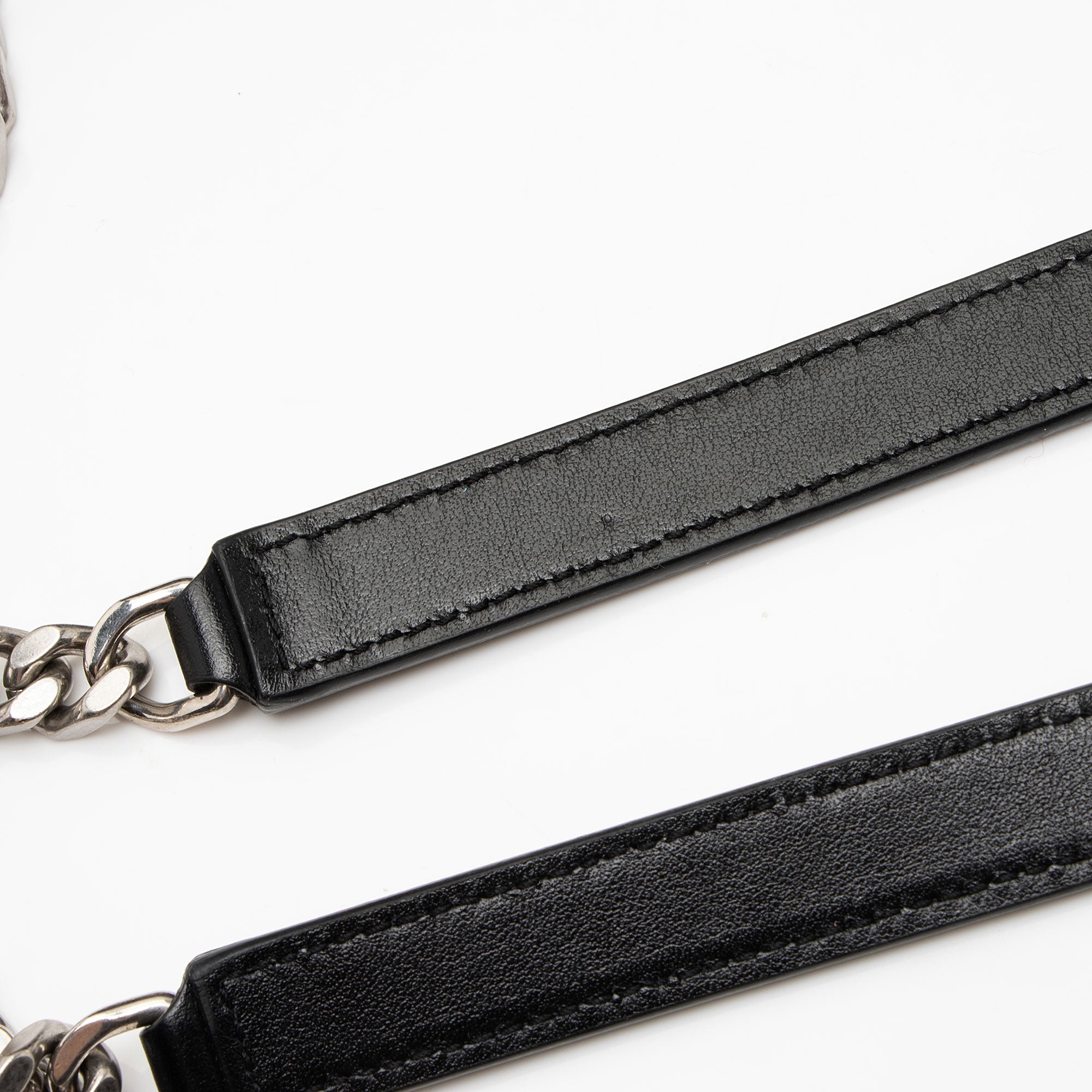 Saint Laurent Matelasse Calfskin Monogram LouLou Chain Large Shoulder Bag