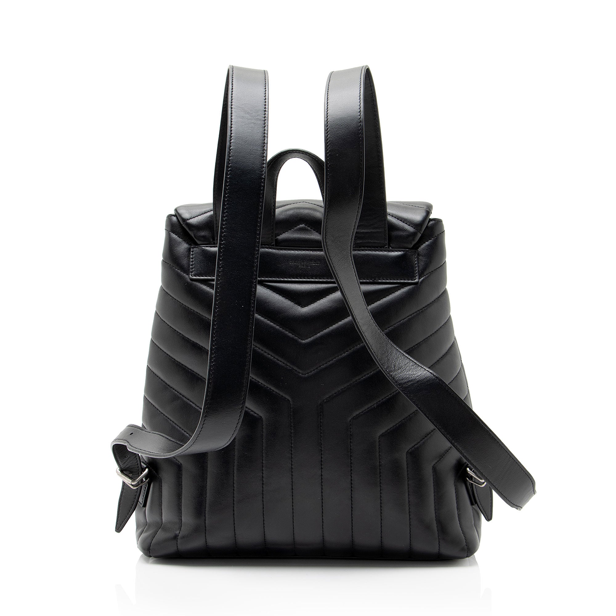 Saint Laurent Matelasse Calfskin Monogram LouLou Medium Backpack