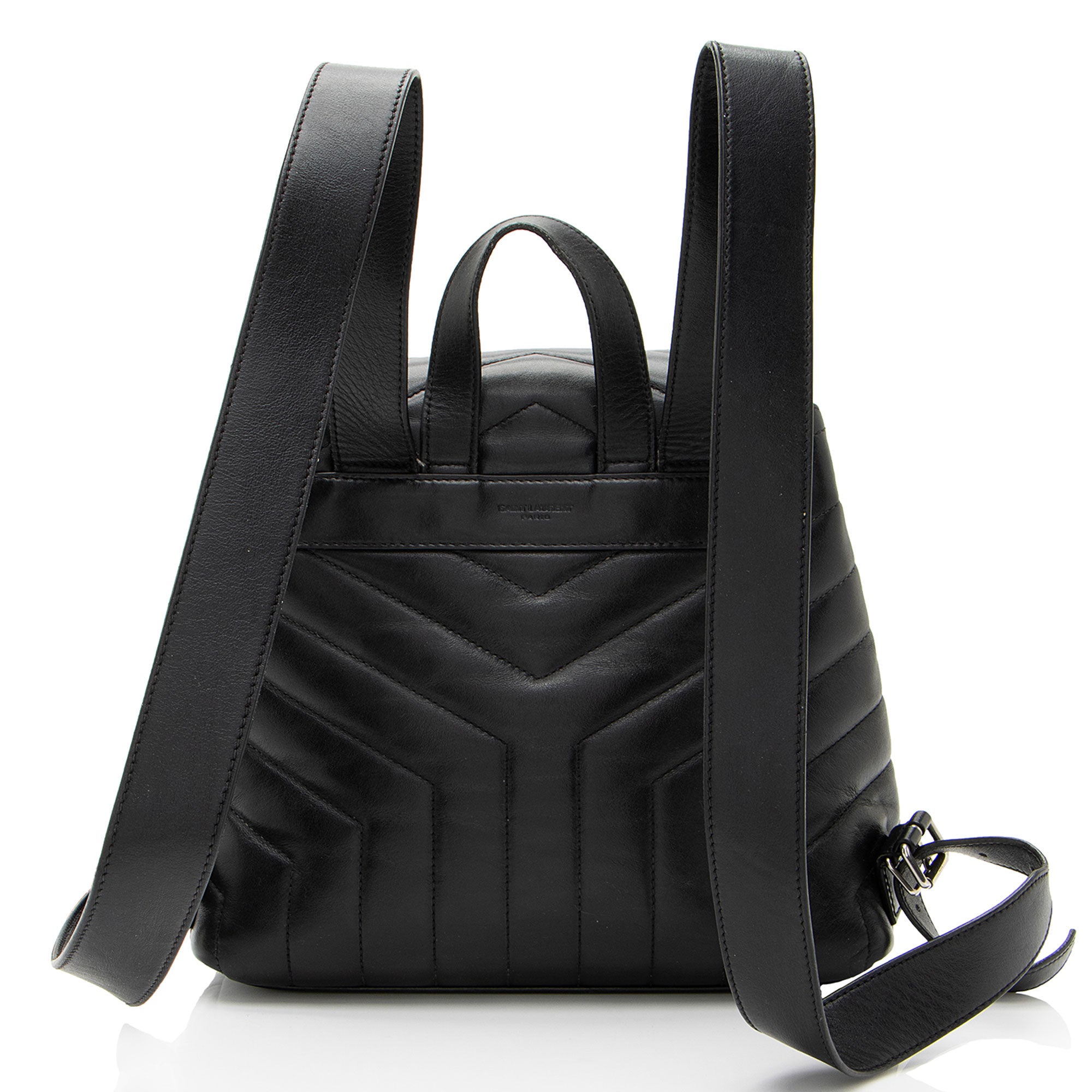 Saint Laurent Matelasse Calfskin Monogram LouLou Small Backpack