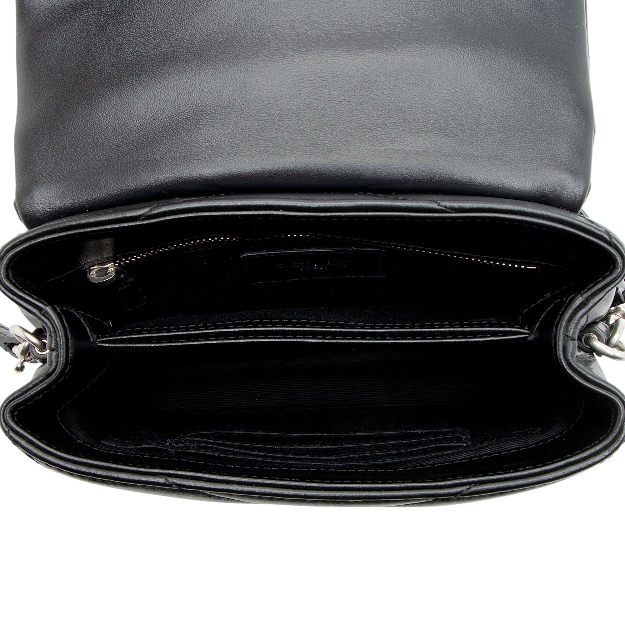 Saint Laurent Matelasse Calfskin Monogram LouLou Toy Crossbody
