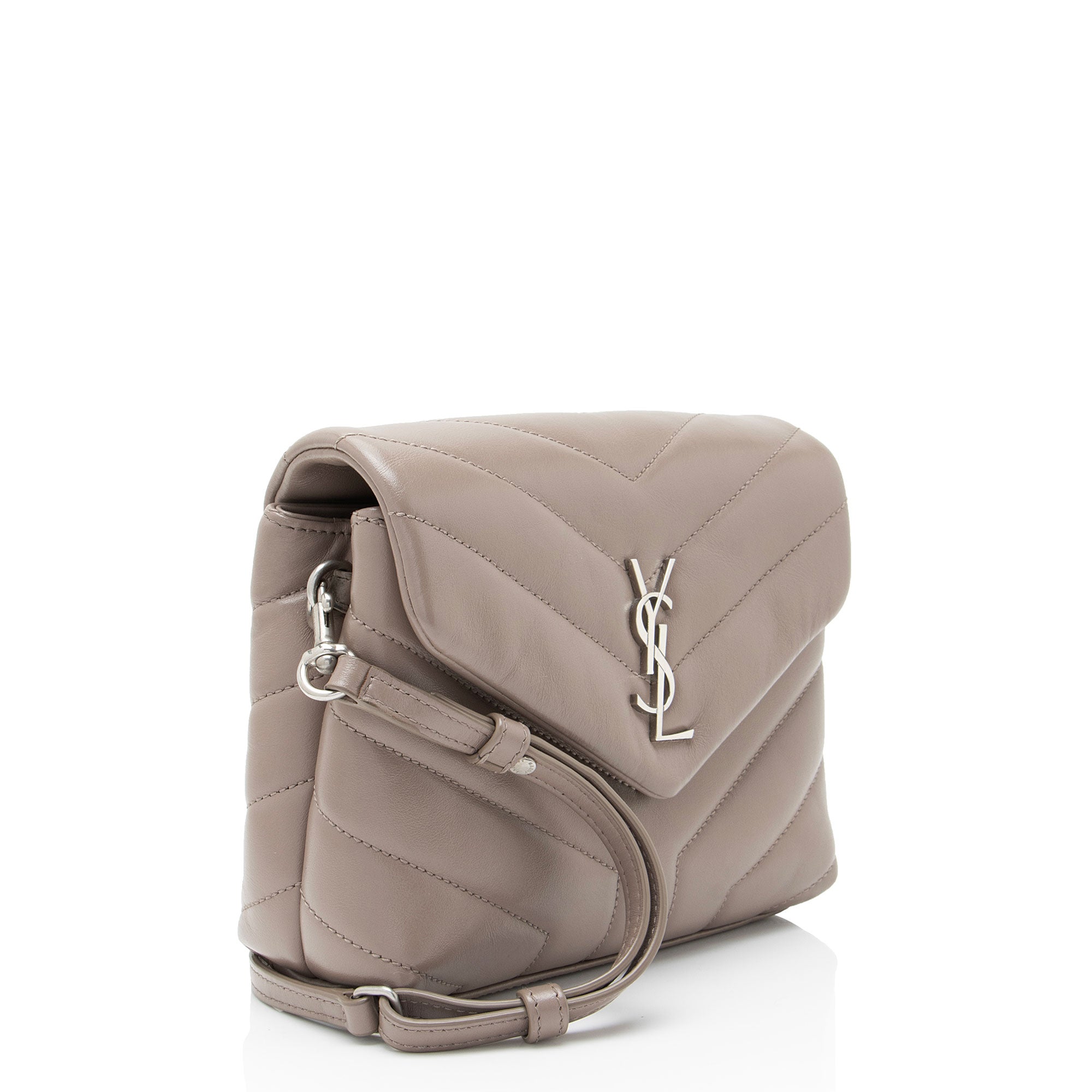 Saint Laurent Matelasse Calfskin Monogram LouLou Toy Crossbody