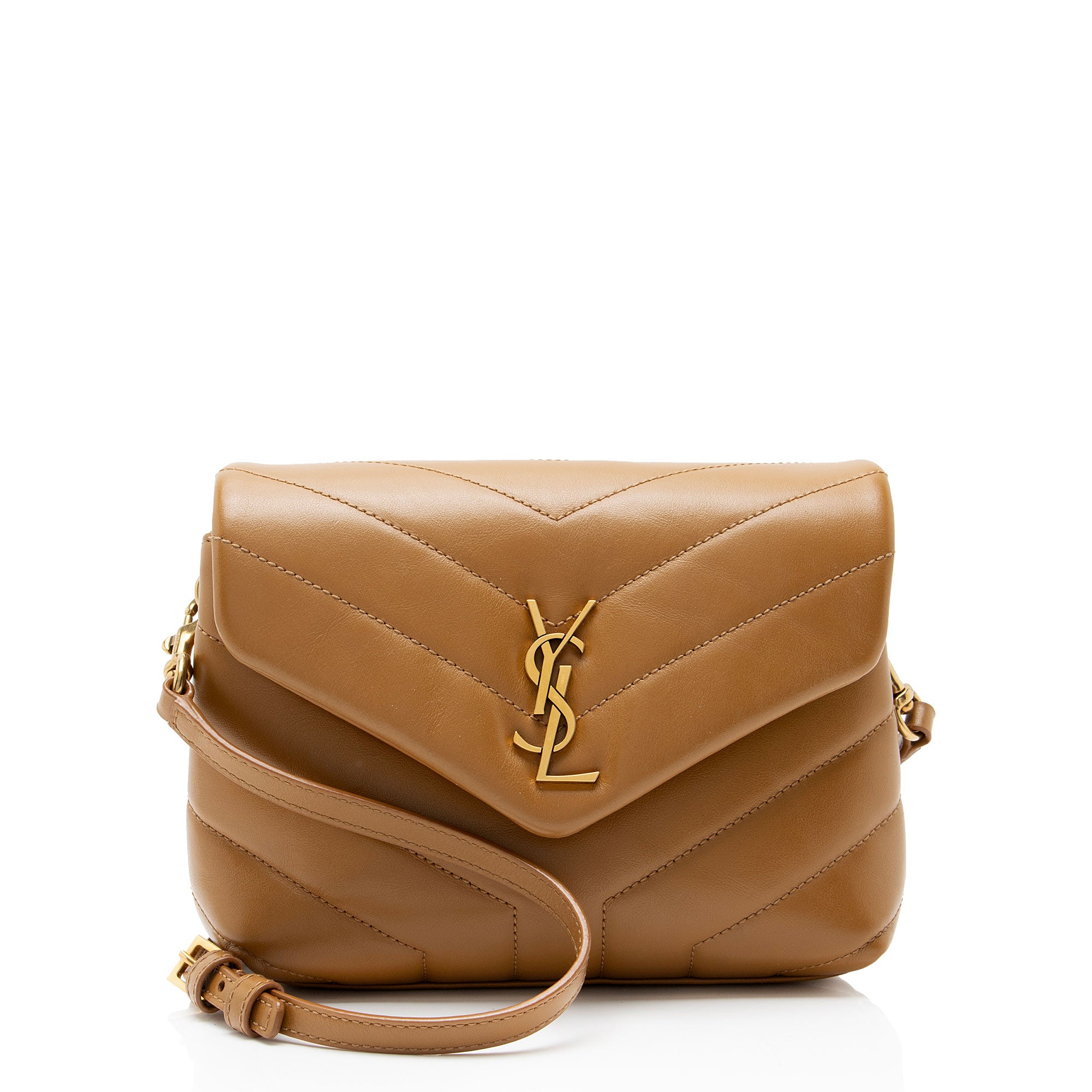 Saint Laurent Matelasse Calfskin Monogram LouLou Toy Crossbody