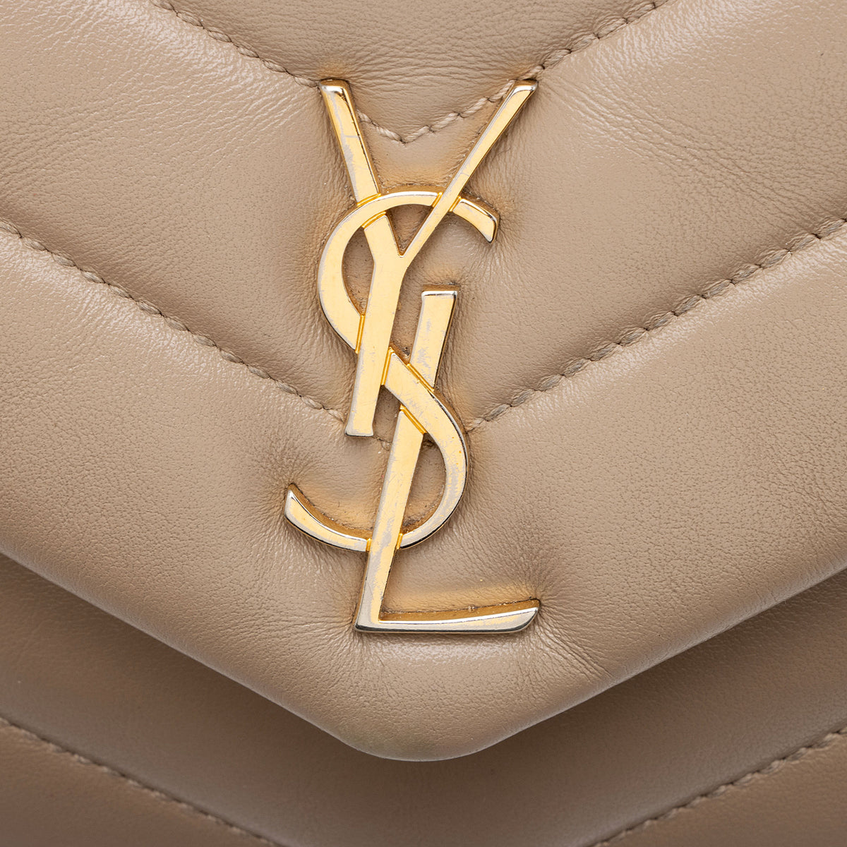 Saint Laurent Matelasse Calfskin Monogram LouLou Toy Crossbody