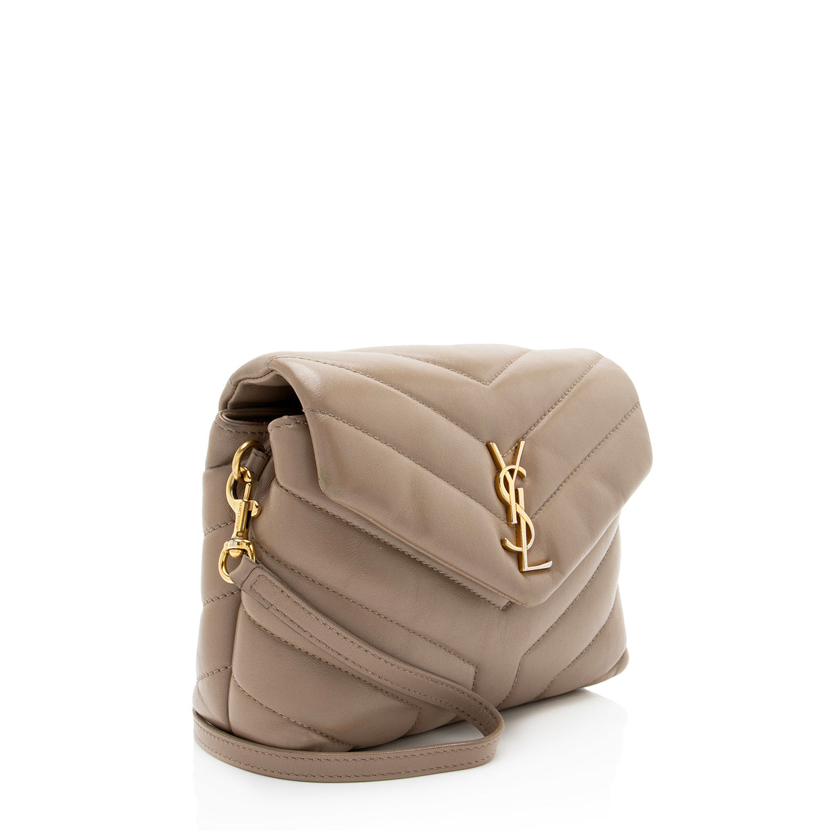 Saint Laurent Matelasse Calfskin Monogram LouLou Toy Crossbody