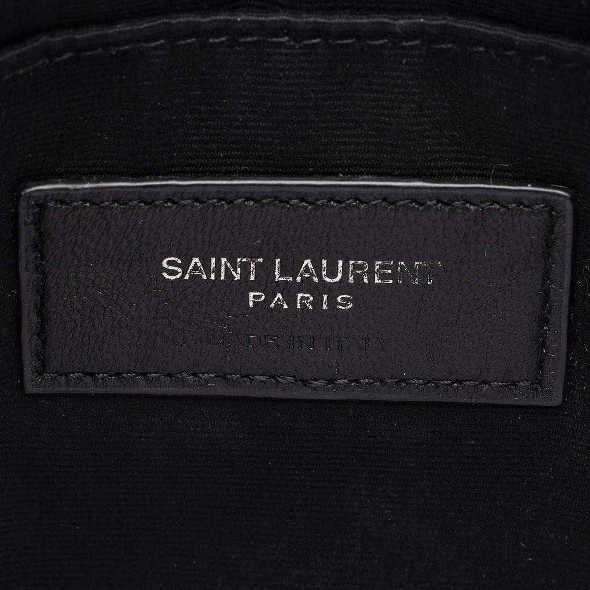 Saint Laurent Matelasse Calfskin Monogram Small Wristlet
