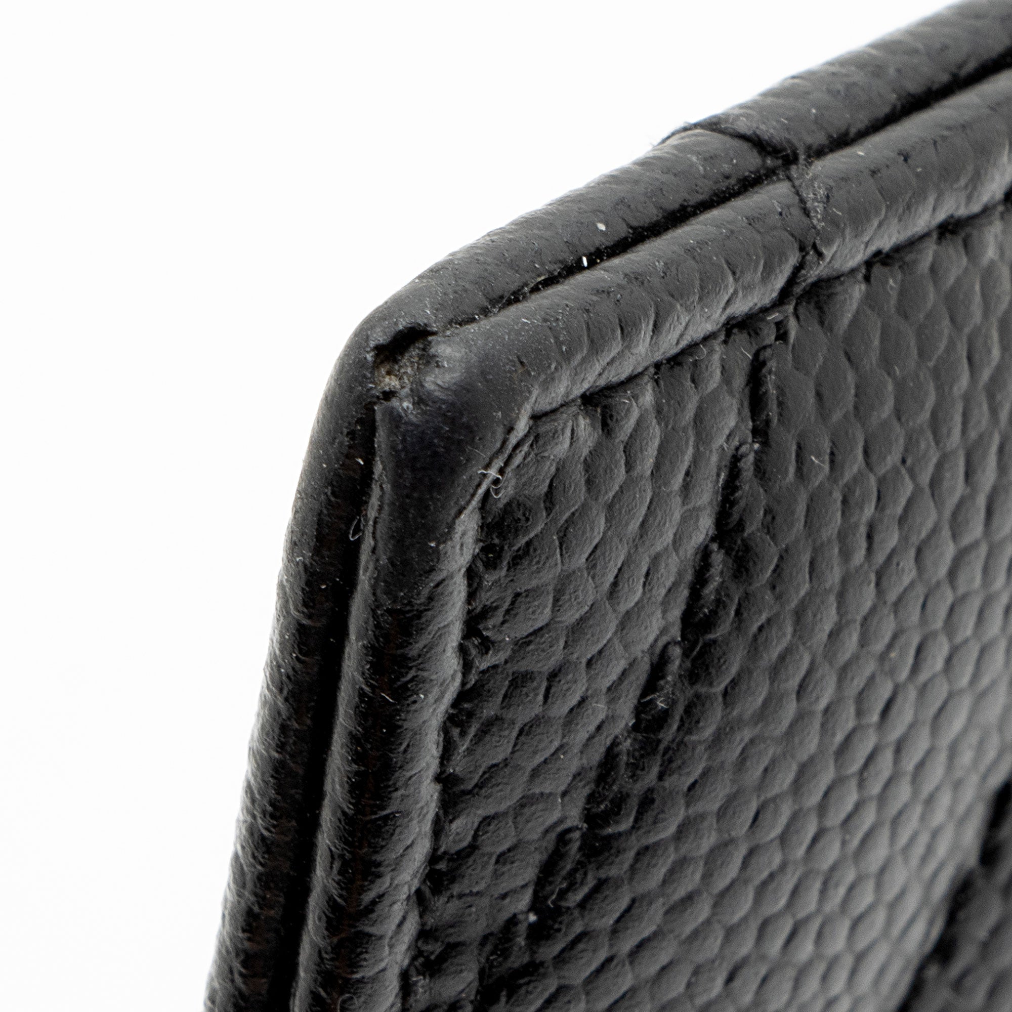 Saint Laurent Matelasse Grain de Poudre Monogram Card Case