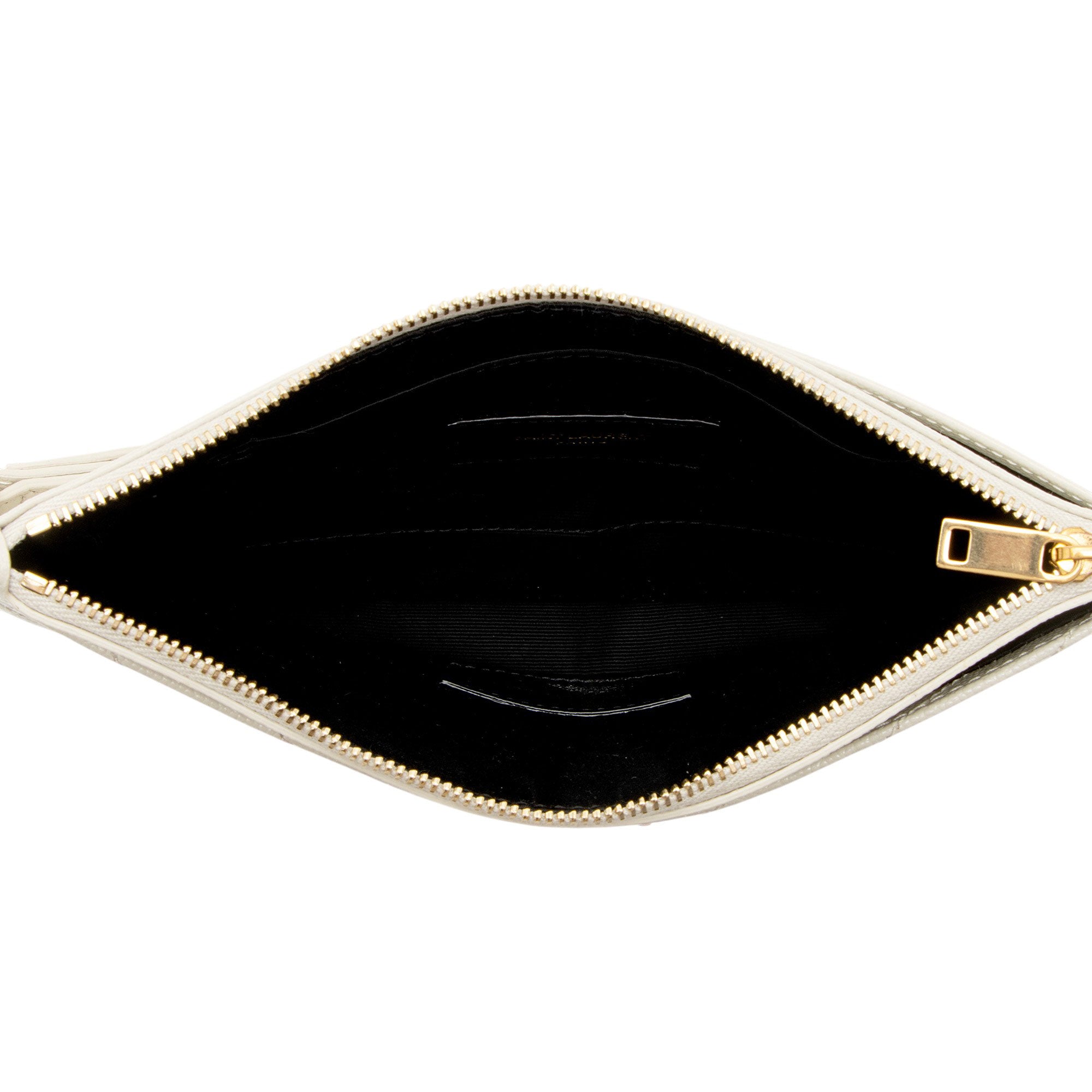Saint Laurent Matelasse Grain de Poudre Monogram Cassandra Large Bill Pouch