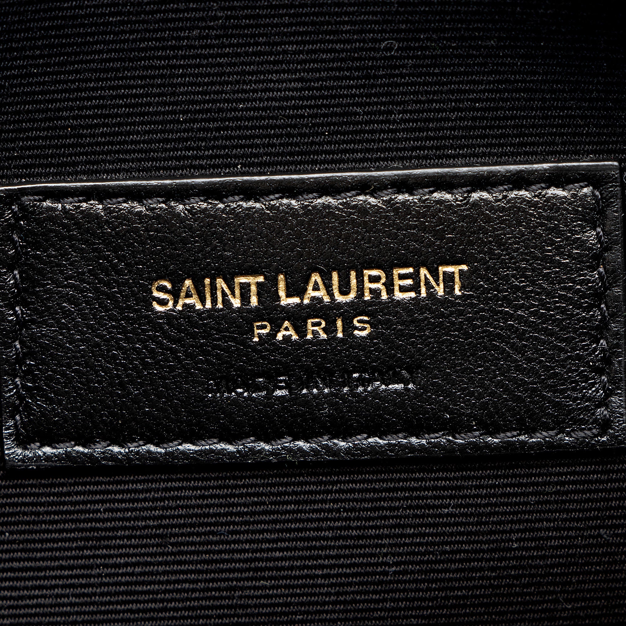 Saint Laurent Matelasse Grain de Poudre Monogram Cassandra Large Bill Pouch