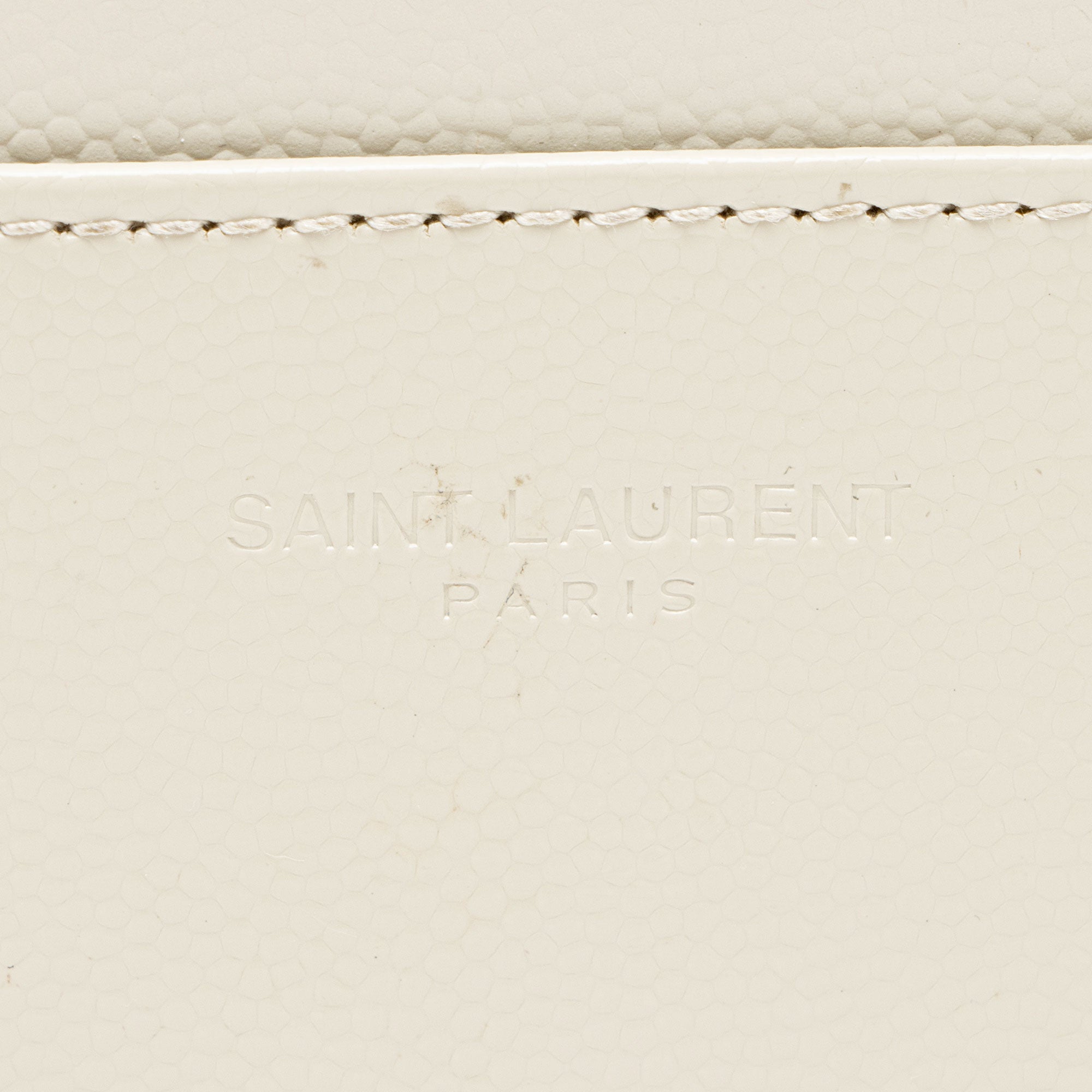 Saint Laurent Matelasse Grain de Poudre Monogram Cassandra Large Bill Pouch