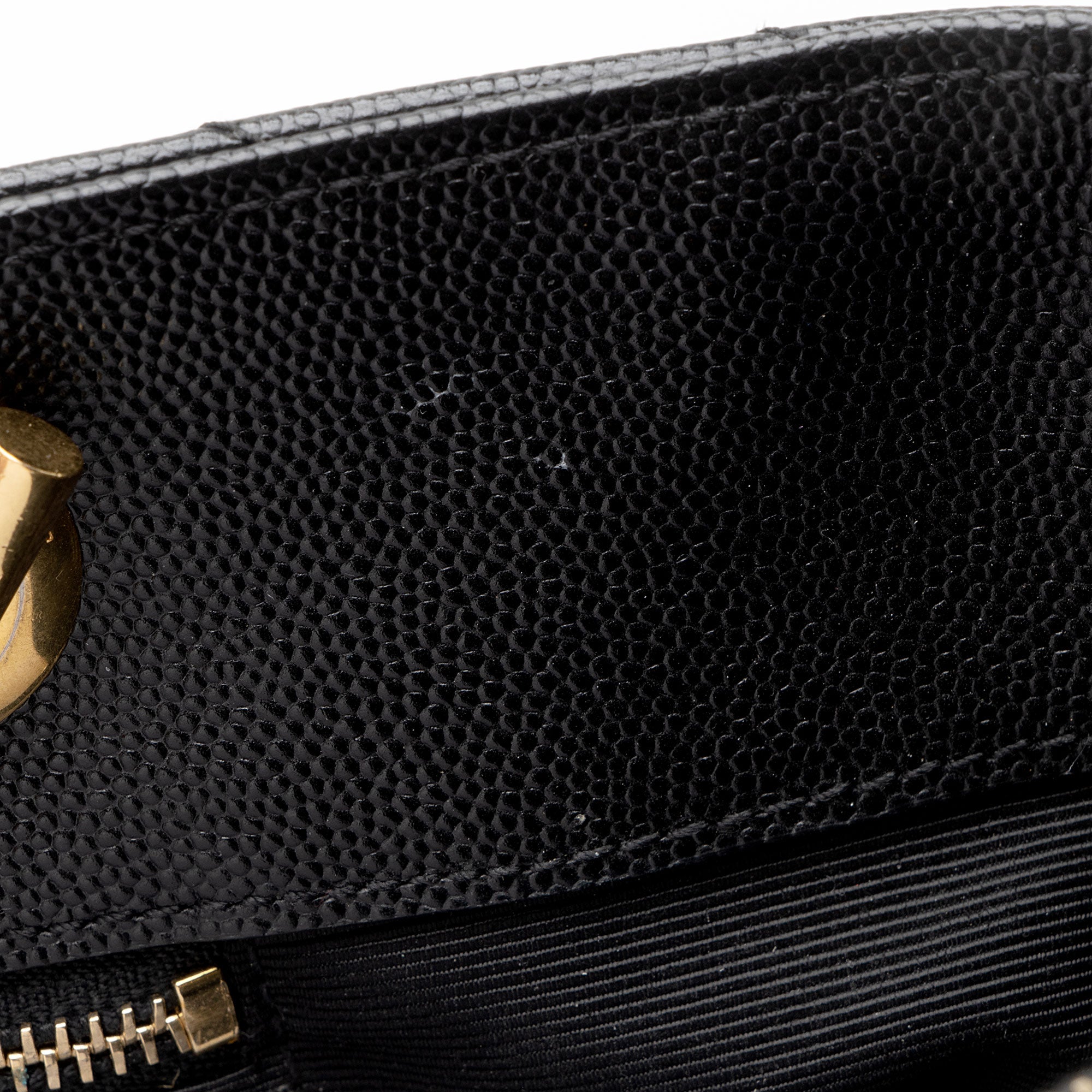 Saint Laurent Matelasse Grain de Poudre Monogram Chain Shopper Tote