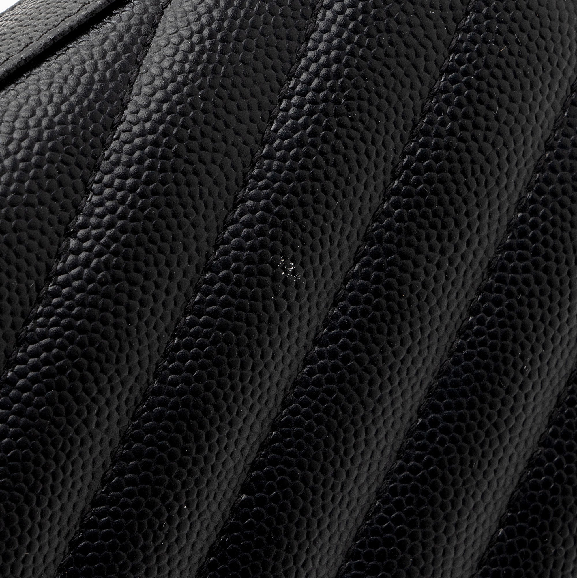 Saint Laurent Matelasse Grain de Poudre Monogram Chain Wallet - FINAL SALE (SHF-3qQ1Kb)
