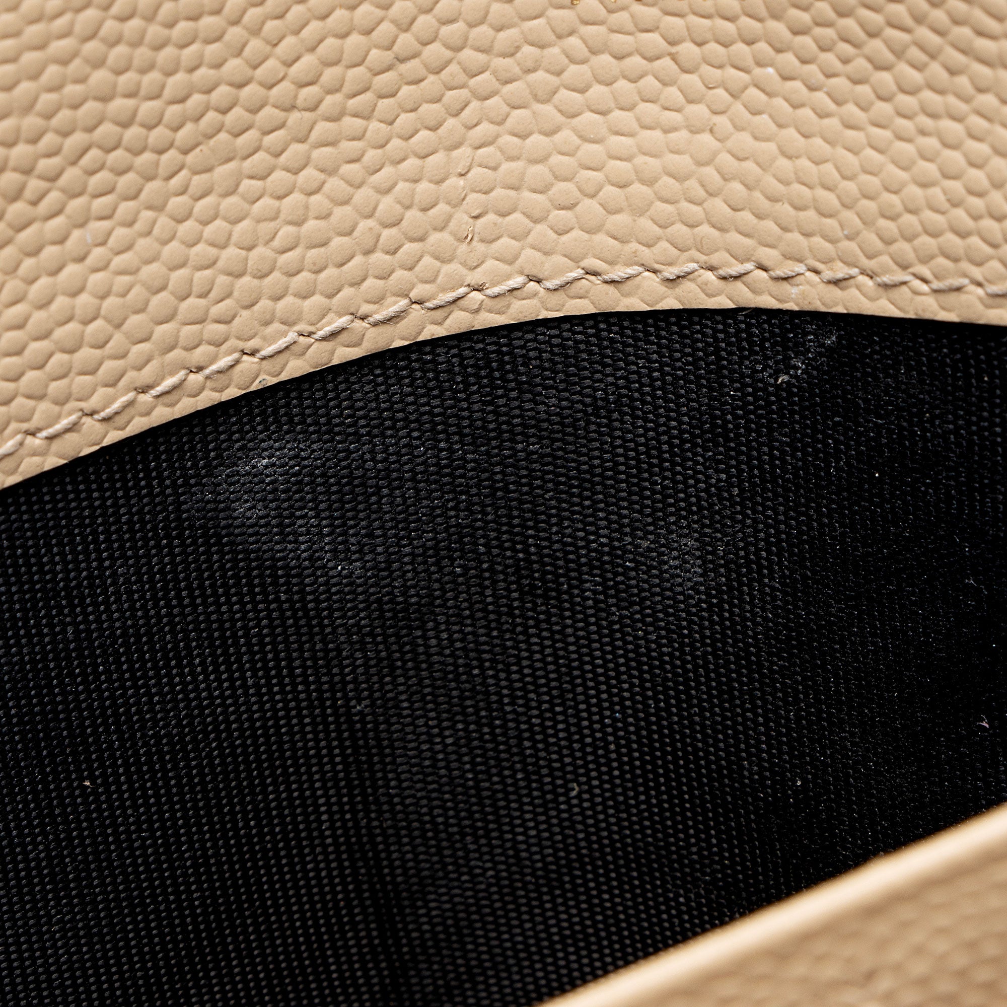 Saint Laurent Matelasse Grain de Poudre Monogram Chain Wallet