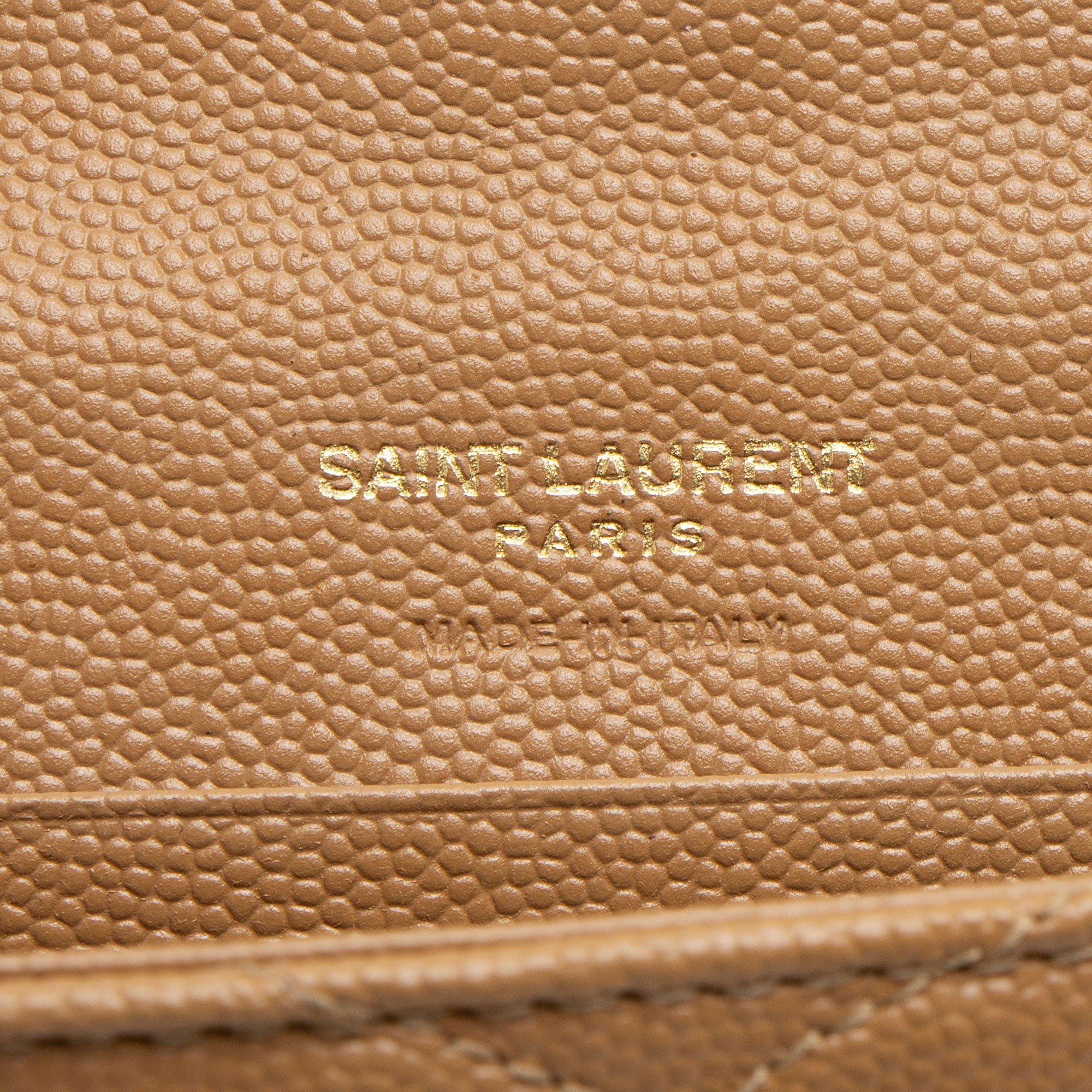 Saint Laurent Matelasse Grain de Poudre Monogram Envelope Small Wallet