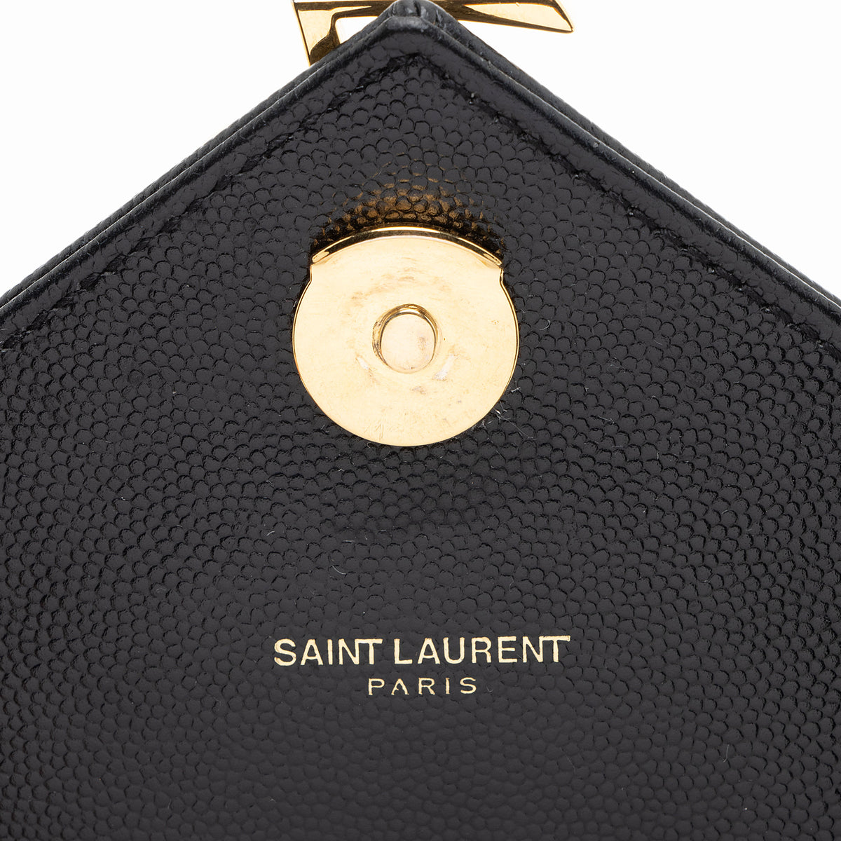 Saint Laurent Matelasse Grain de Poudre Monogram Large Shoulder Bag