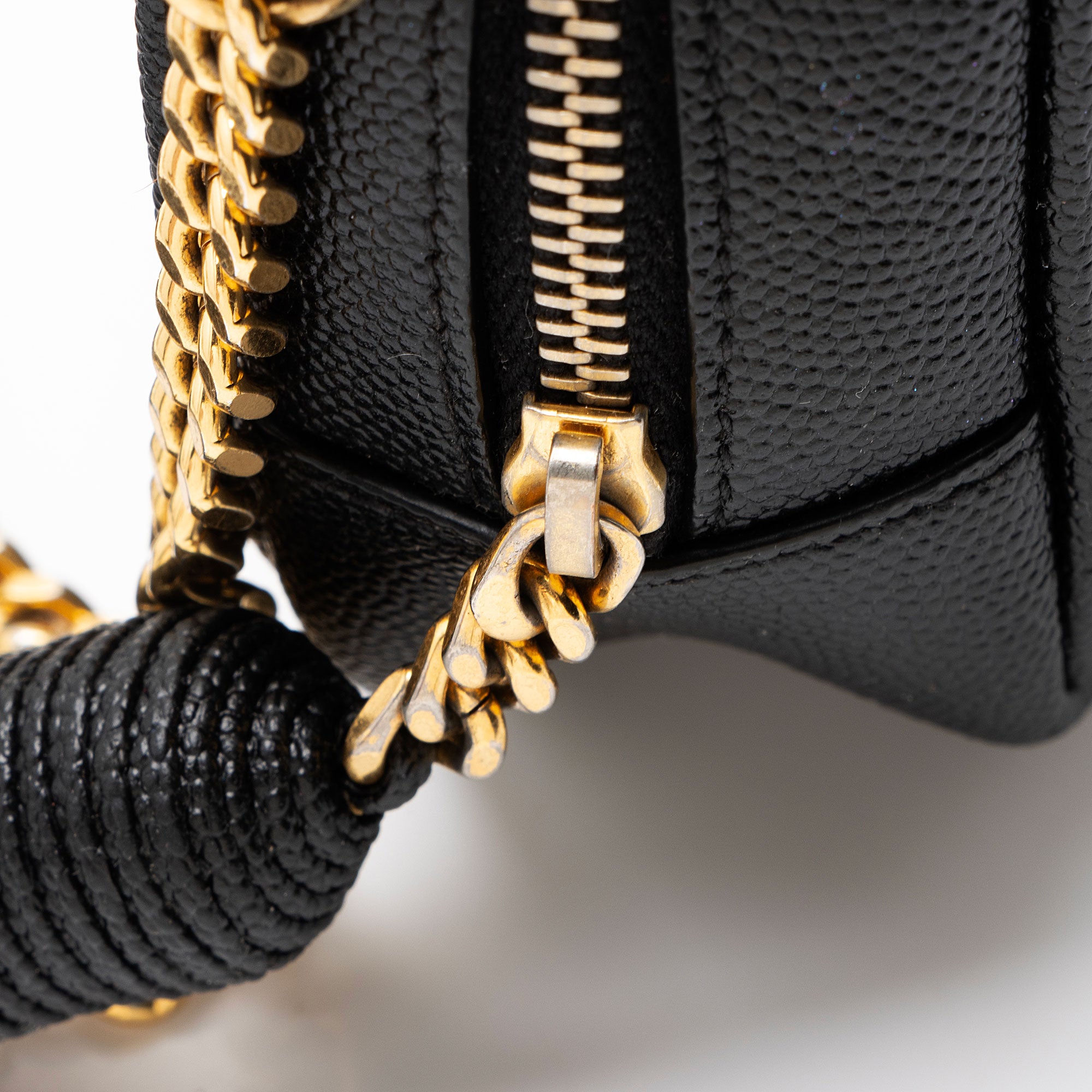 Saint Laurent Matelasse Grain de Poudre Monogram Lou Mini Camera Bag