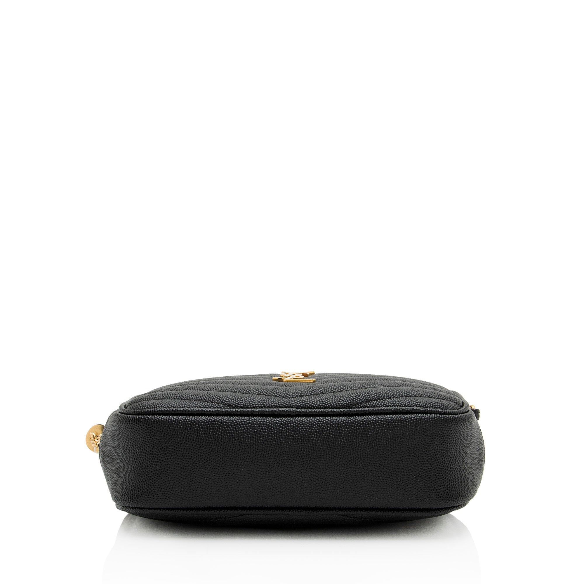 Saint Laurent Matelasse Grain de Poudre Monogram Lou Mini Camera Bag