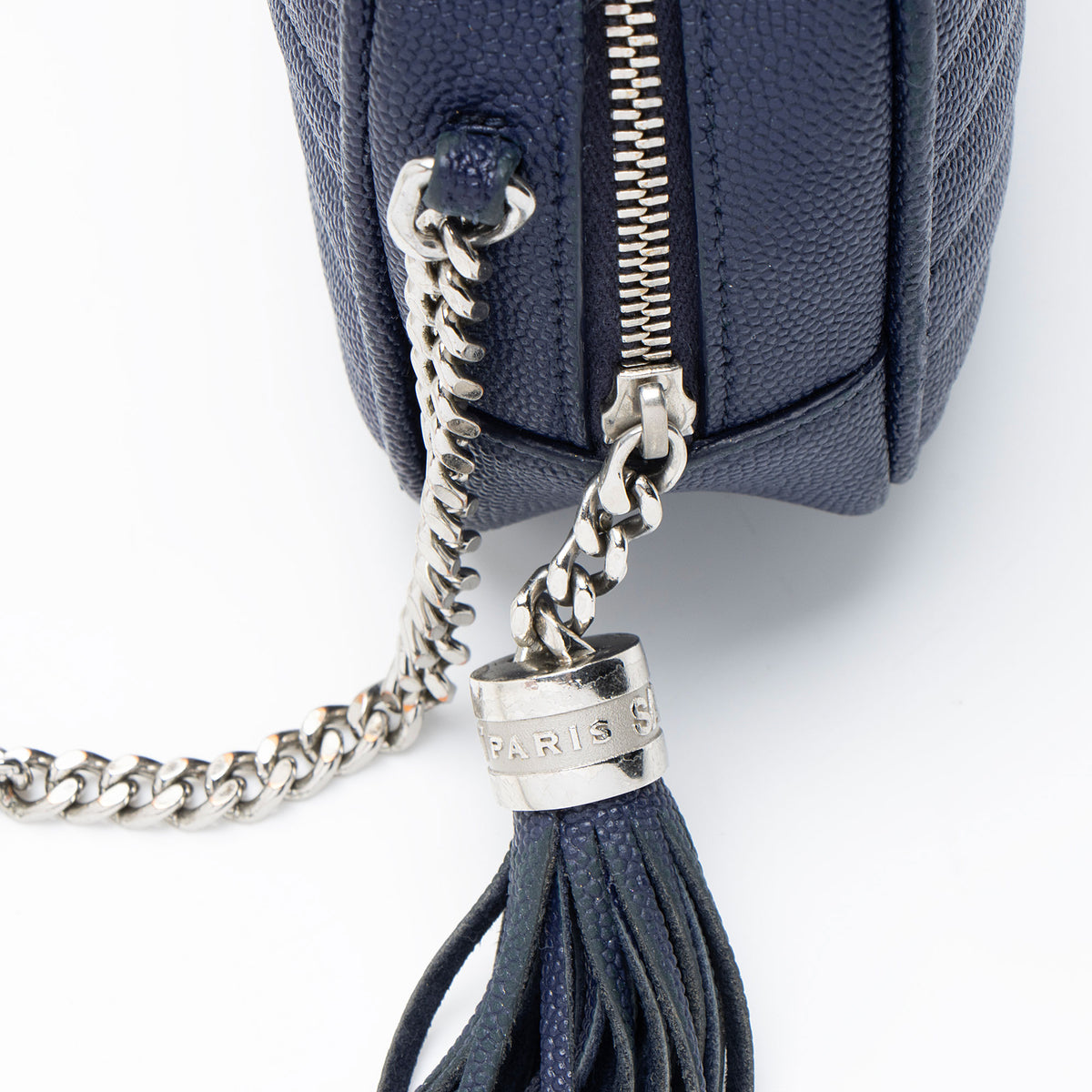 Saint Laurent Matelasse Grain de Poudre Monogram Lou Mini Camera Bag