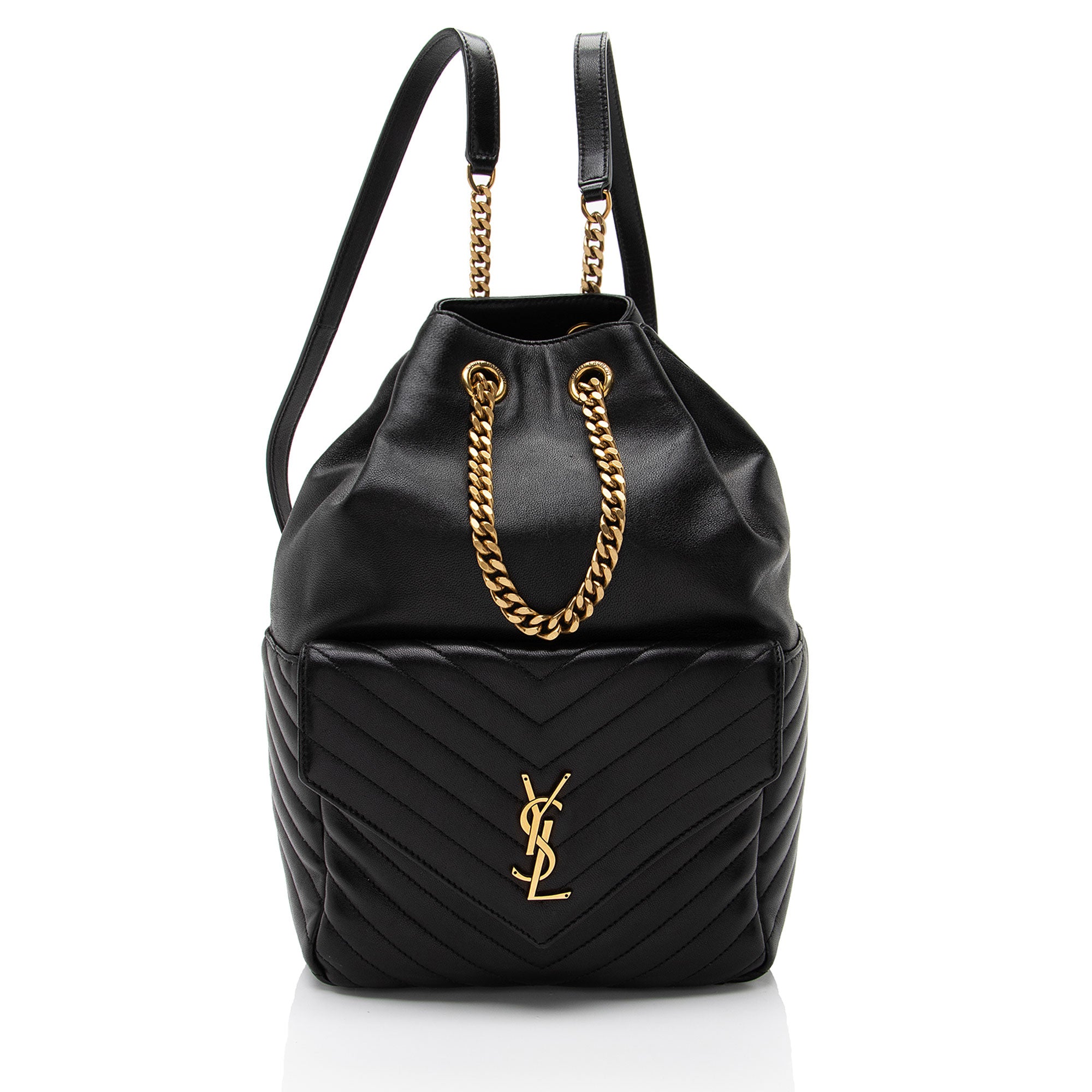 Saint Laurent Matelasse Lambskin Monogram Joe Backpack