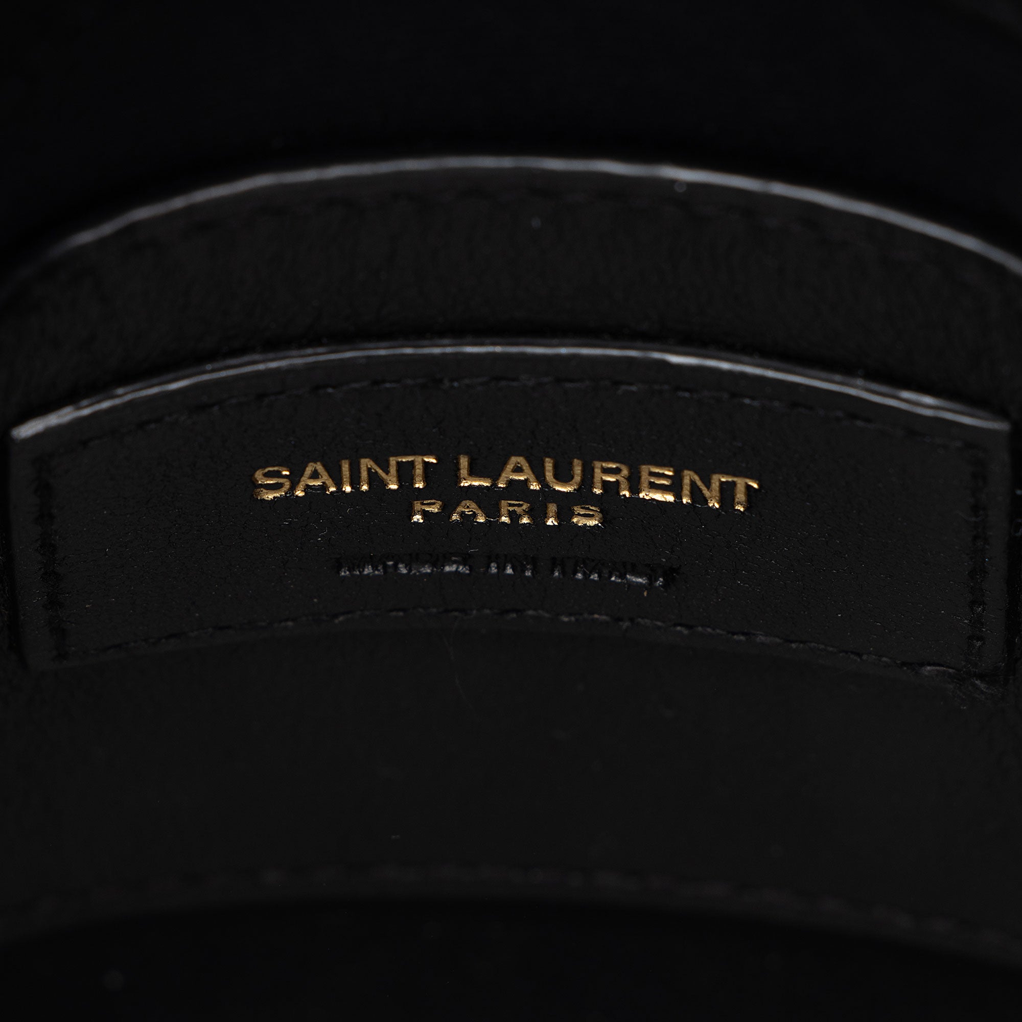Saint Laurent Matelasse Lambskin Monogram Small Double Flap Bag