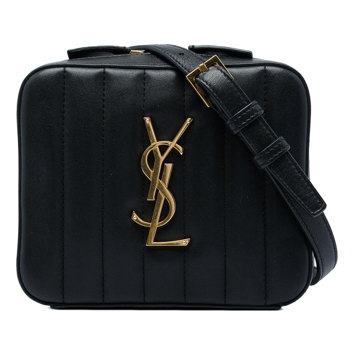 Saint Laurent Matelasse Lambskin Monogram Vicky Belt Bag