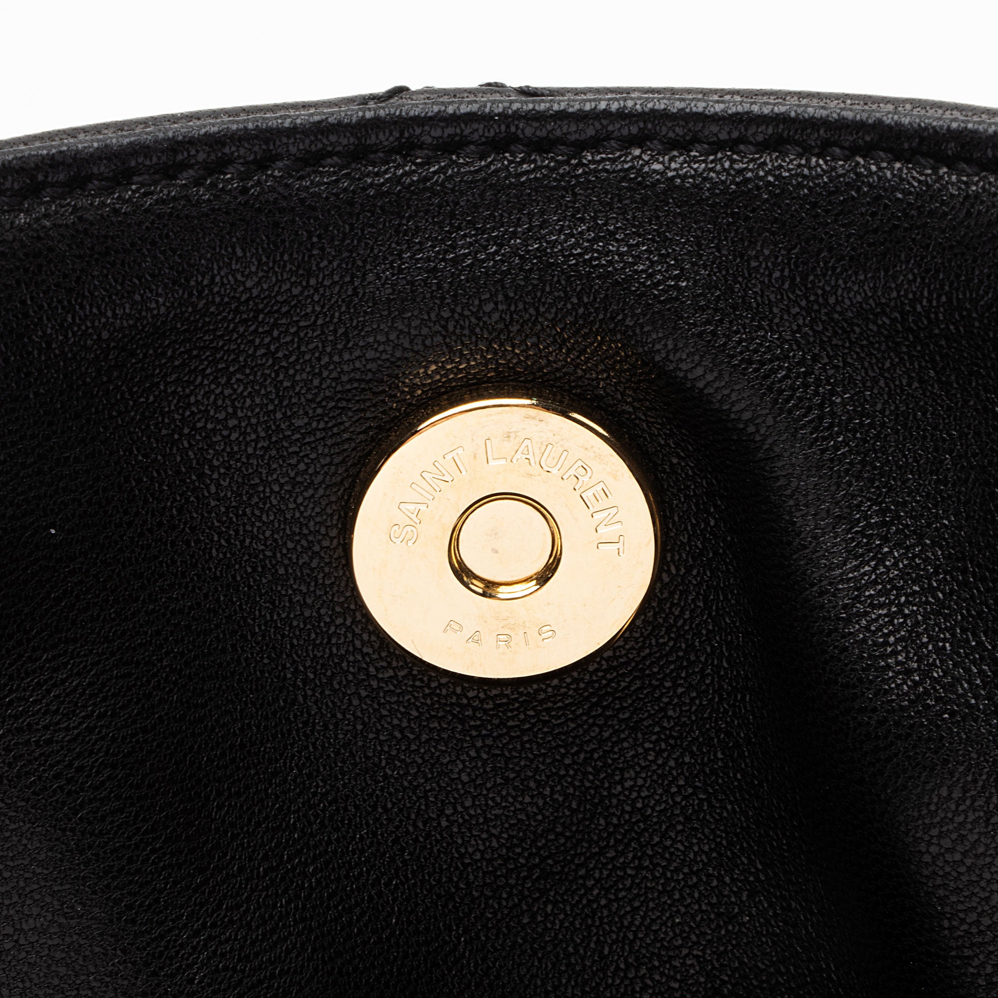 Saint Laurent Matelasse Quilted YSL Pochon Drawstring Tote (SHF-EoGX4B)