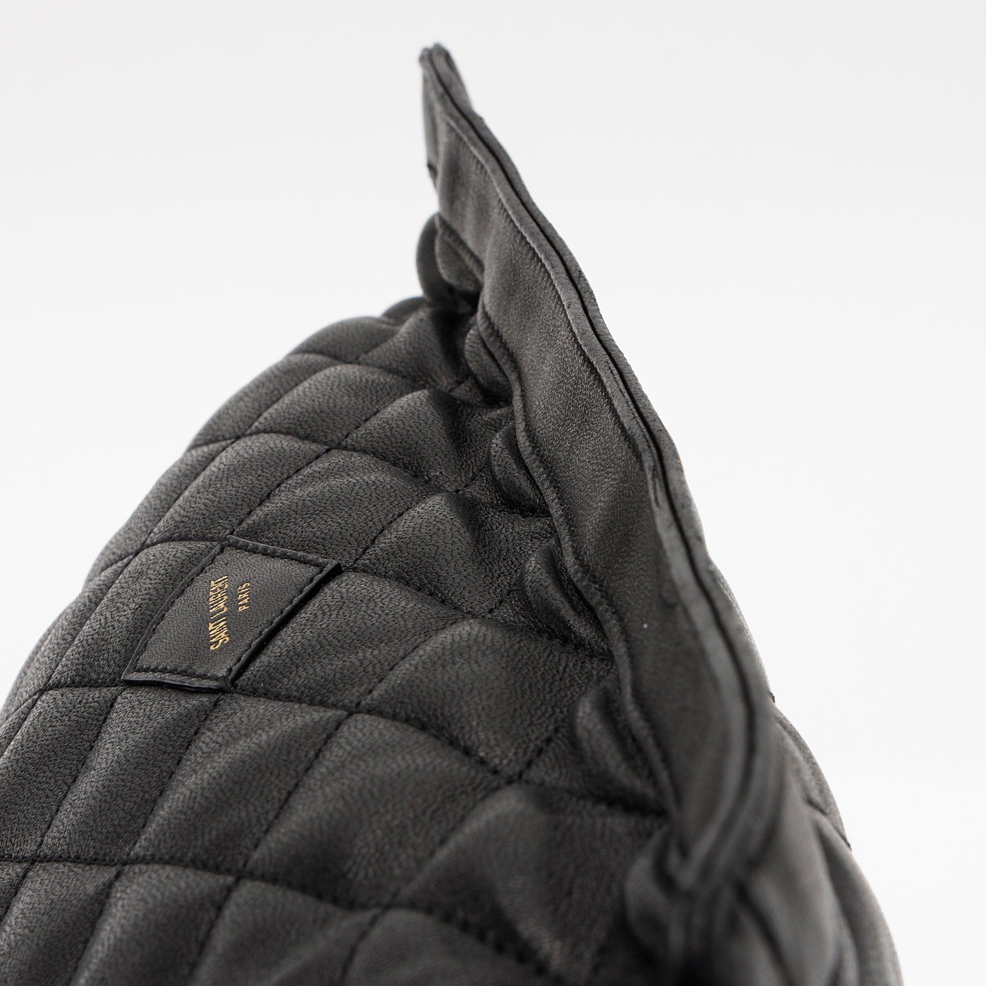 Saint Laurent Matelasse Quilted YSL Pochon Drawstring Tote (SHF-EoGX4B)