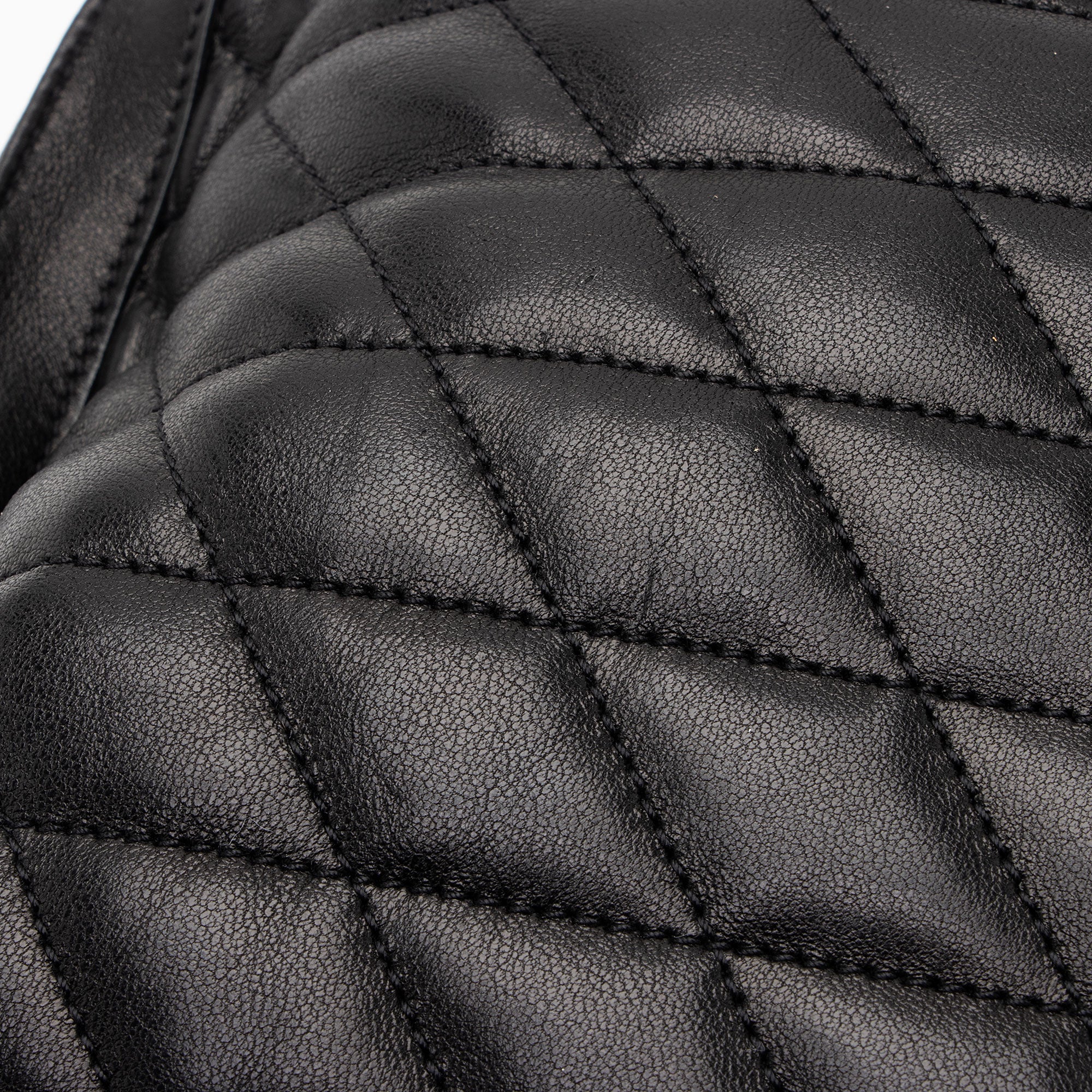 Saint Laurent Matelasse Quilted YSL Pochon Drawstring Tote (SHF-EoGX4B)