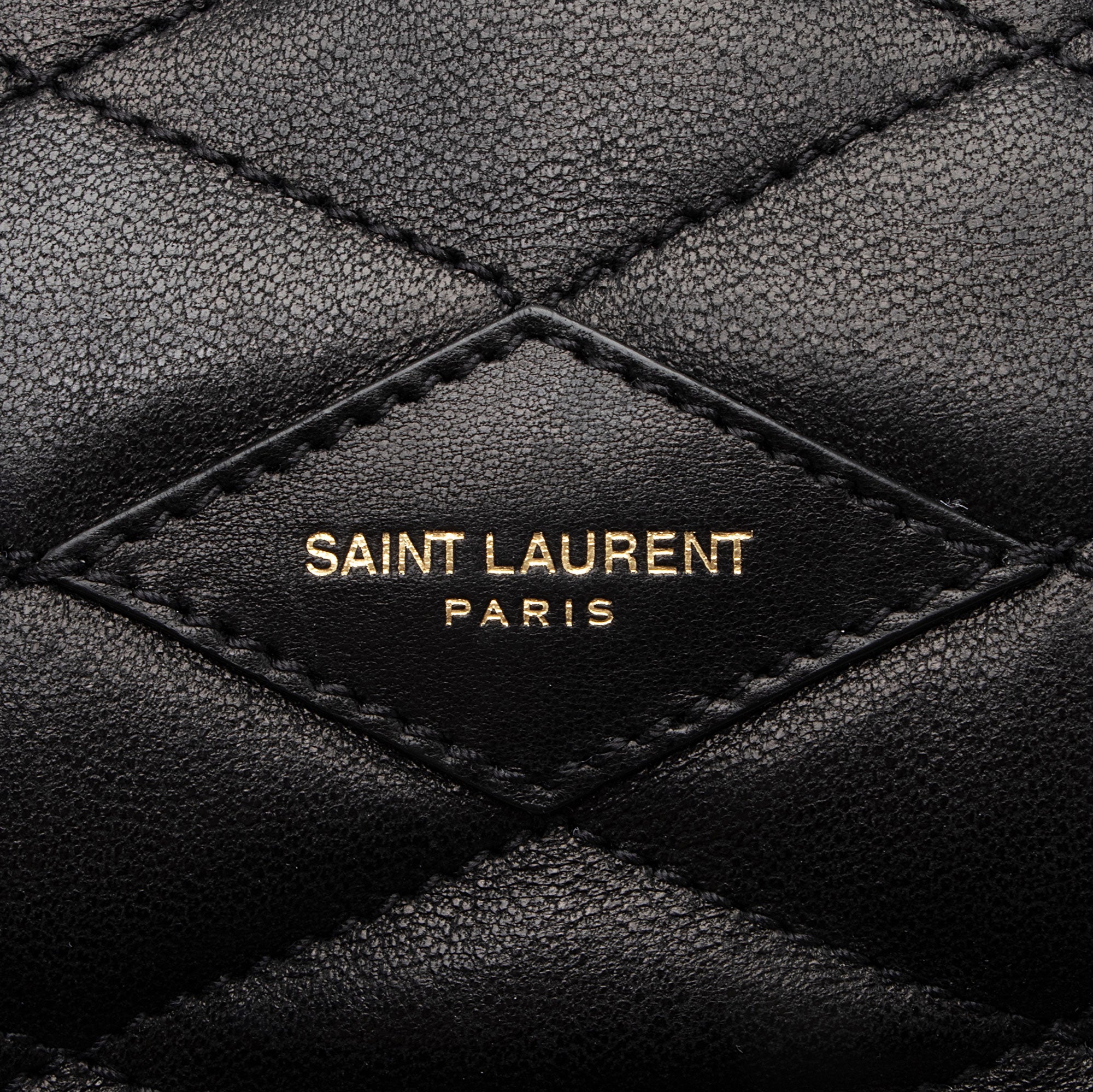 Saint Laurent Matelasse Quilted YSL Pochon Drawstring Tote (SHF-EoGX4B)