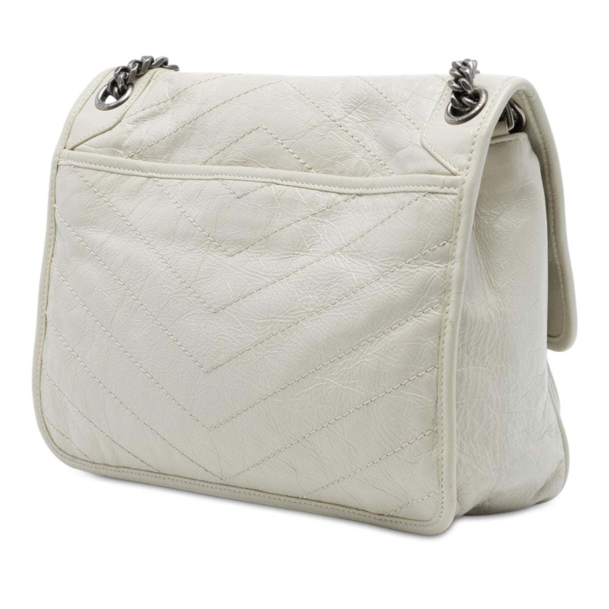 Saint Laurent Medium Crinkled Calfskin Niki